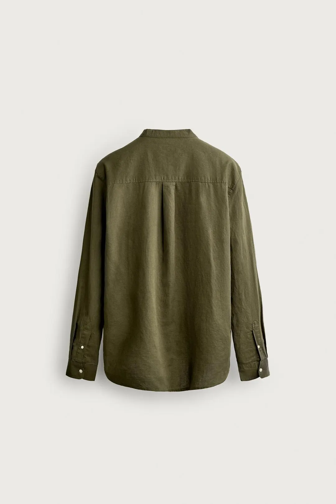 Рубашка свободного кроя из льна и хлопка, Zara