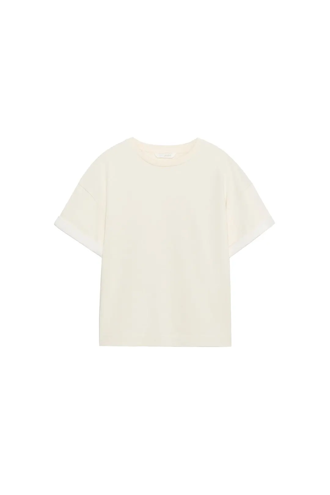 Футболка из плотного хлопка с короткими рукавами, Zara