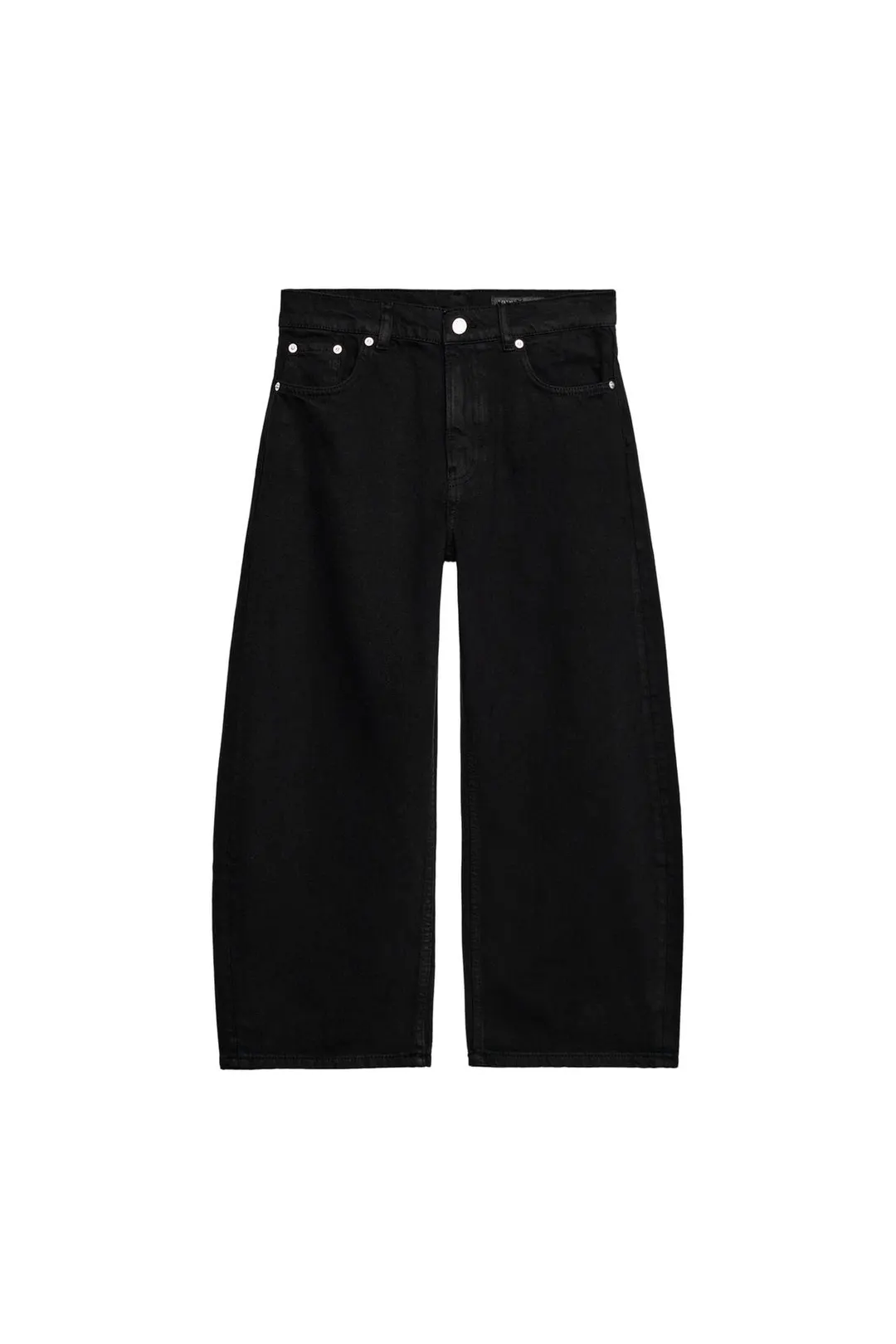 Джинсы-капри баллоны ZW Collection со средней посадкой, Zara