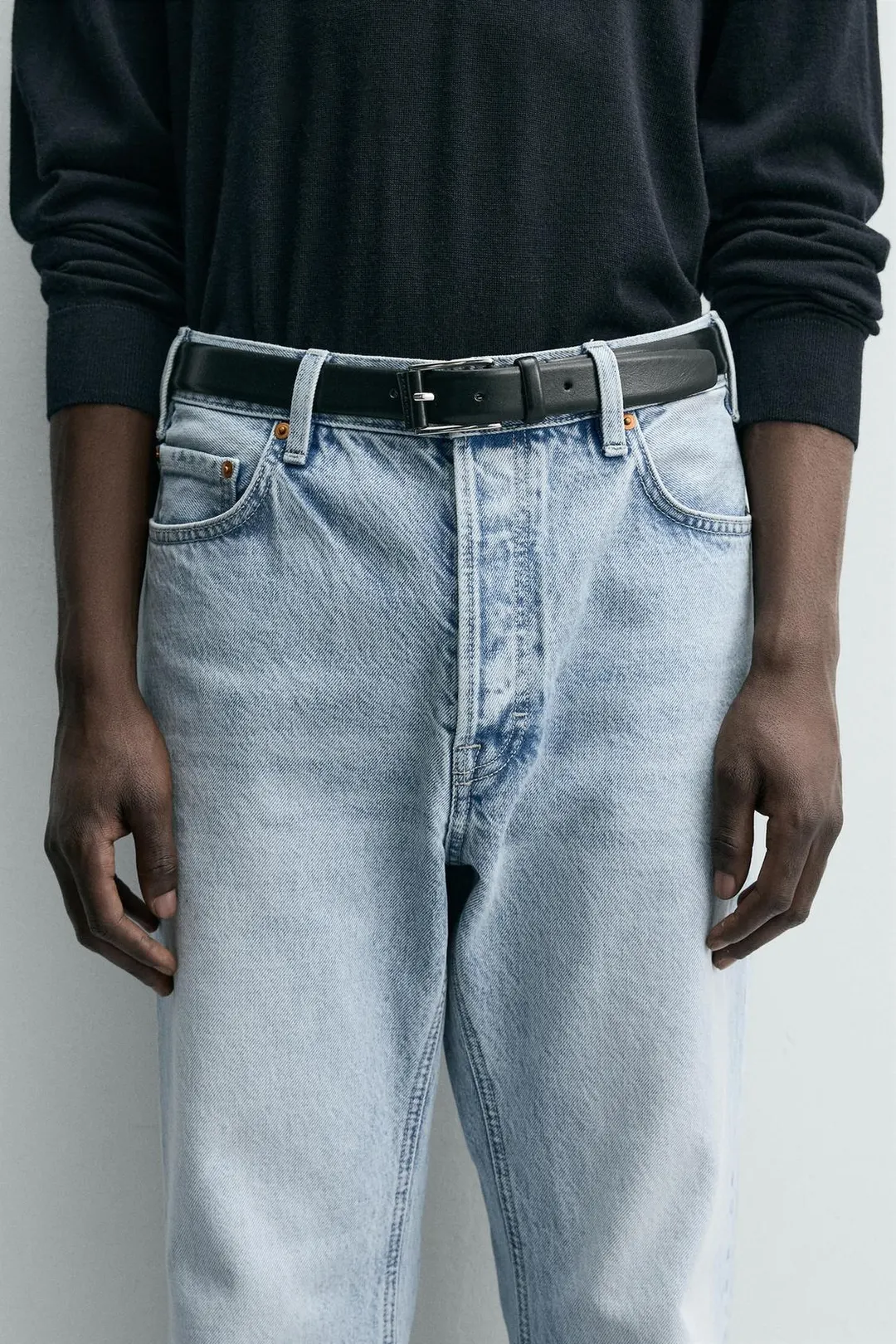 Ремень классический кожаный, Zara