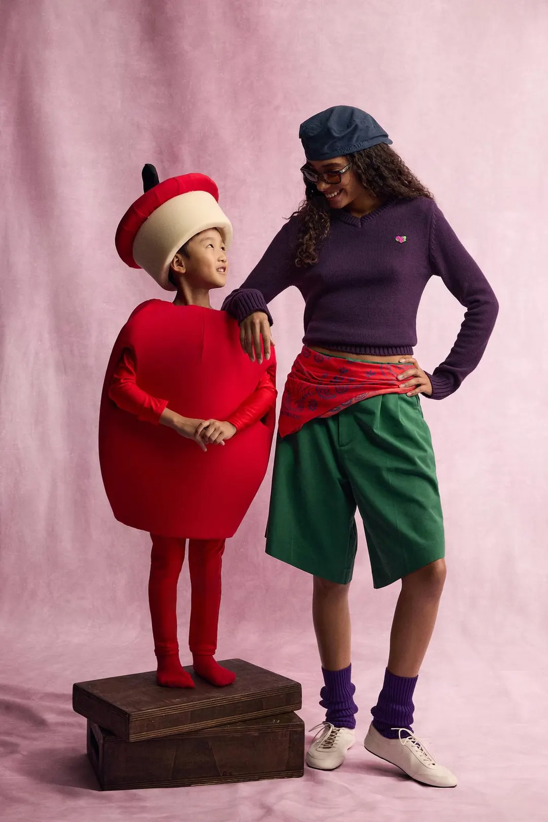 Вязаный свитер с V-образным вырезом Fruit of the Loom™, Zara