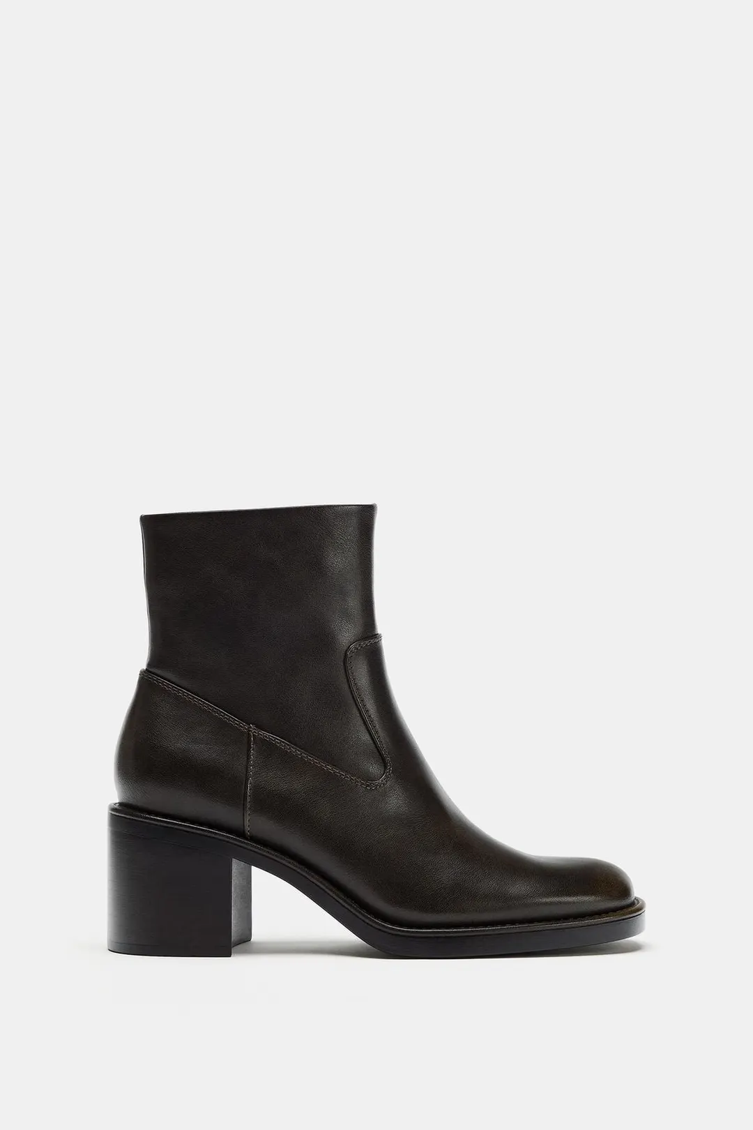 Ботильоны на устойчивом каблуке, Zara