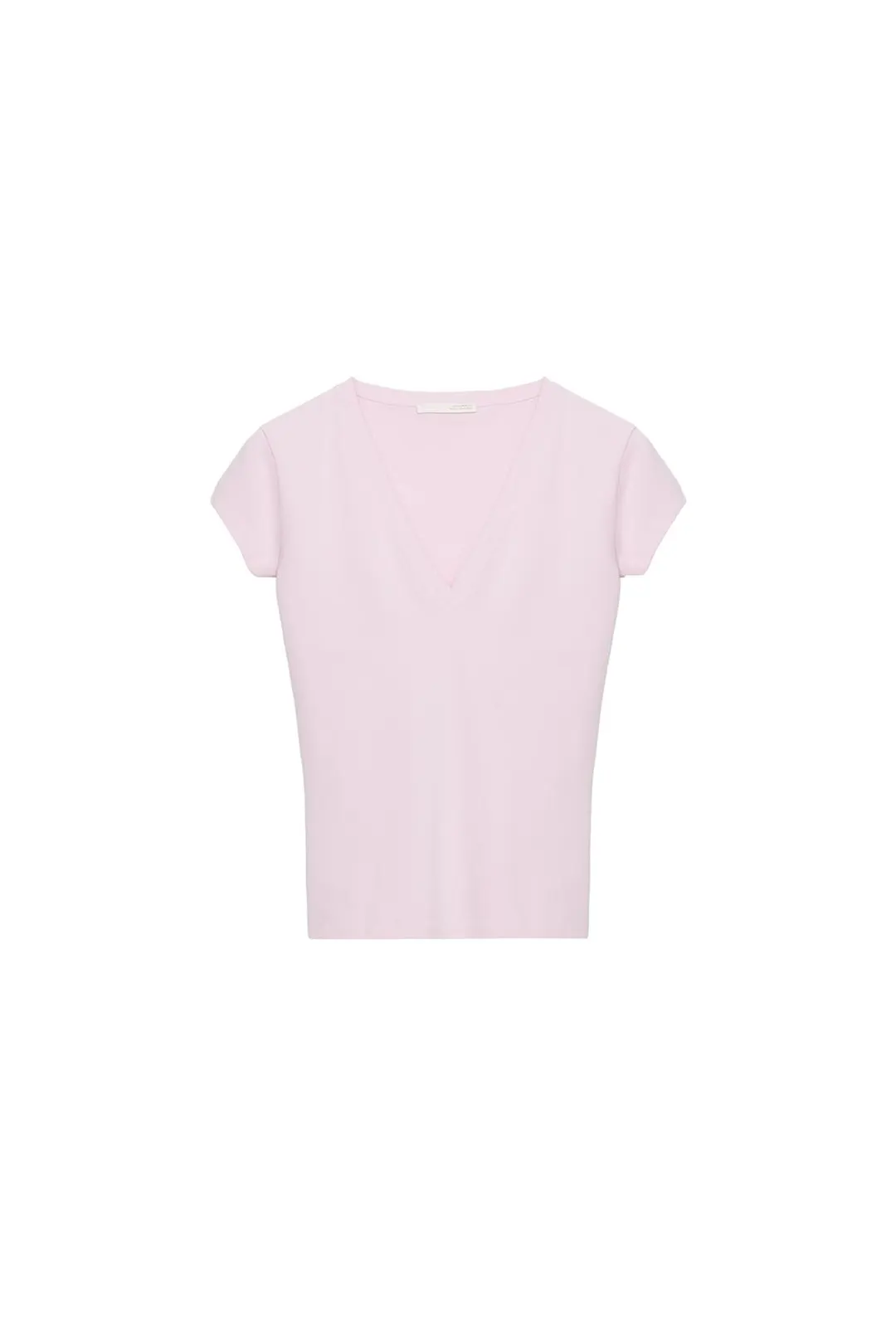 Футболка с V-образным вырезом, Zara