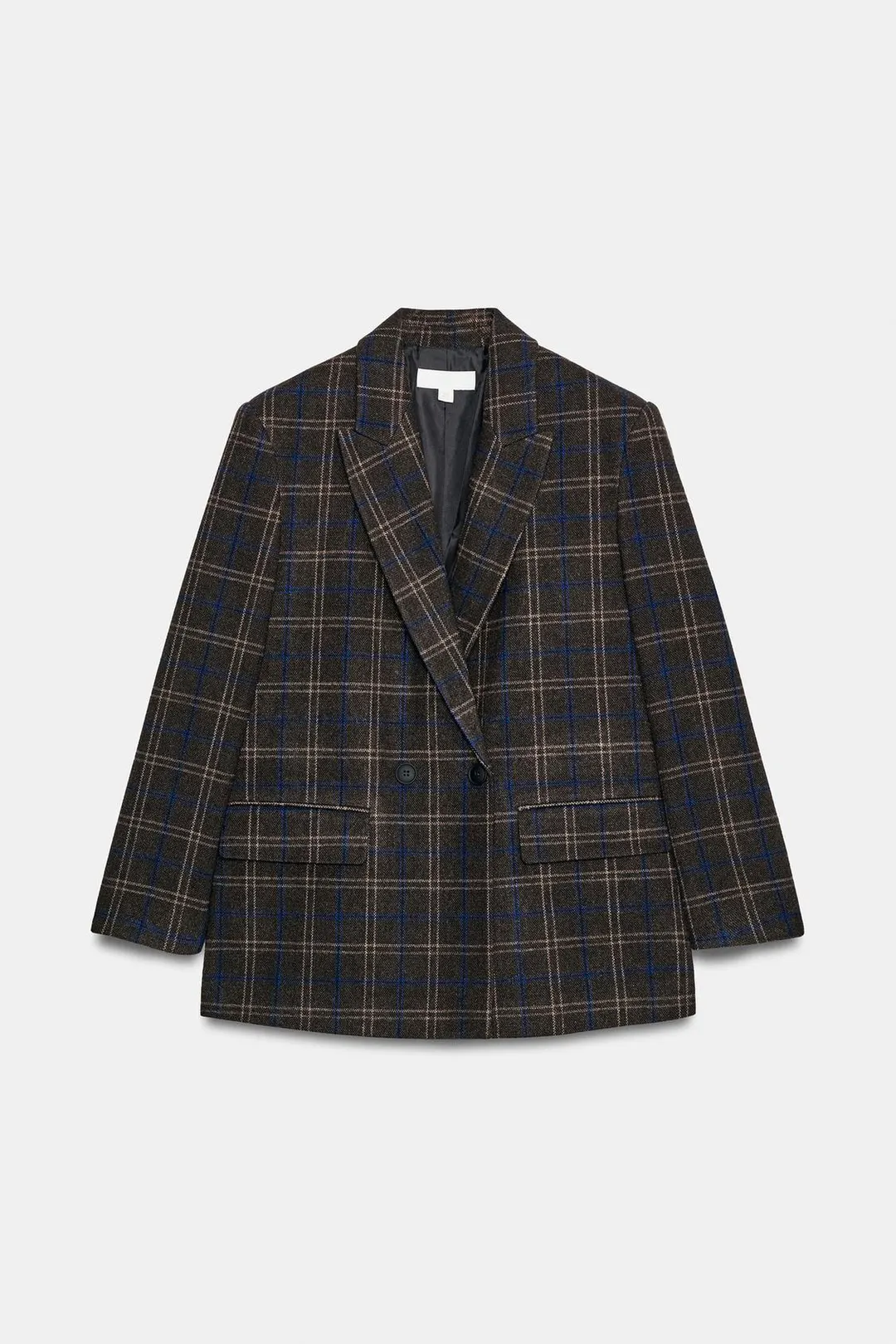 Двубортный блейзер оверсайз, Zara