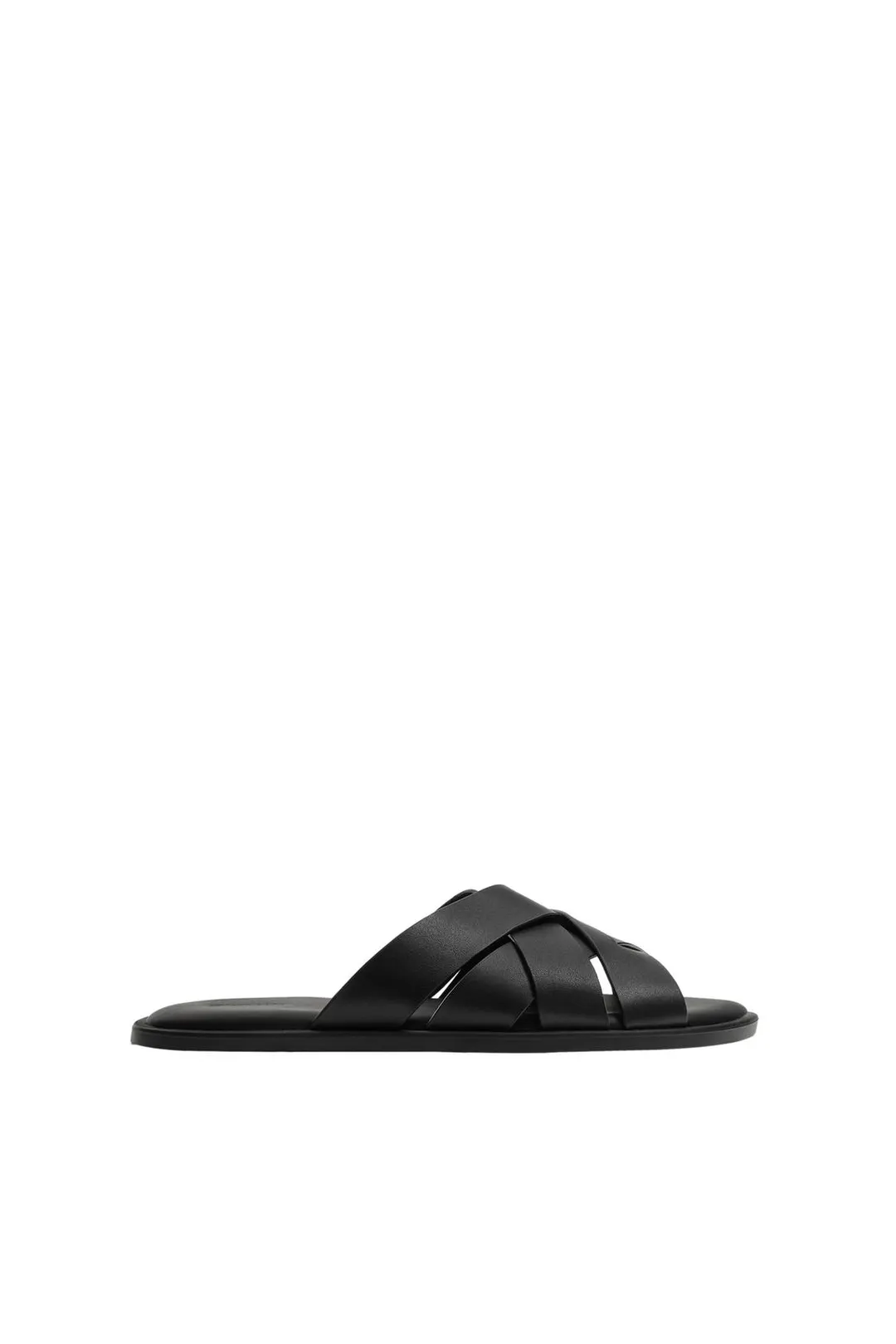Сандалии из кожи с ремешками, Zara
