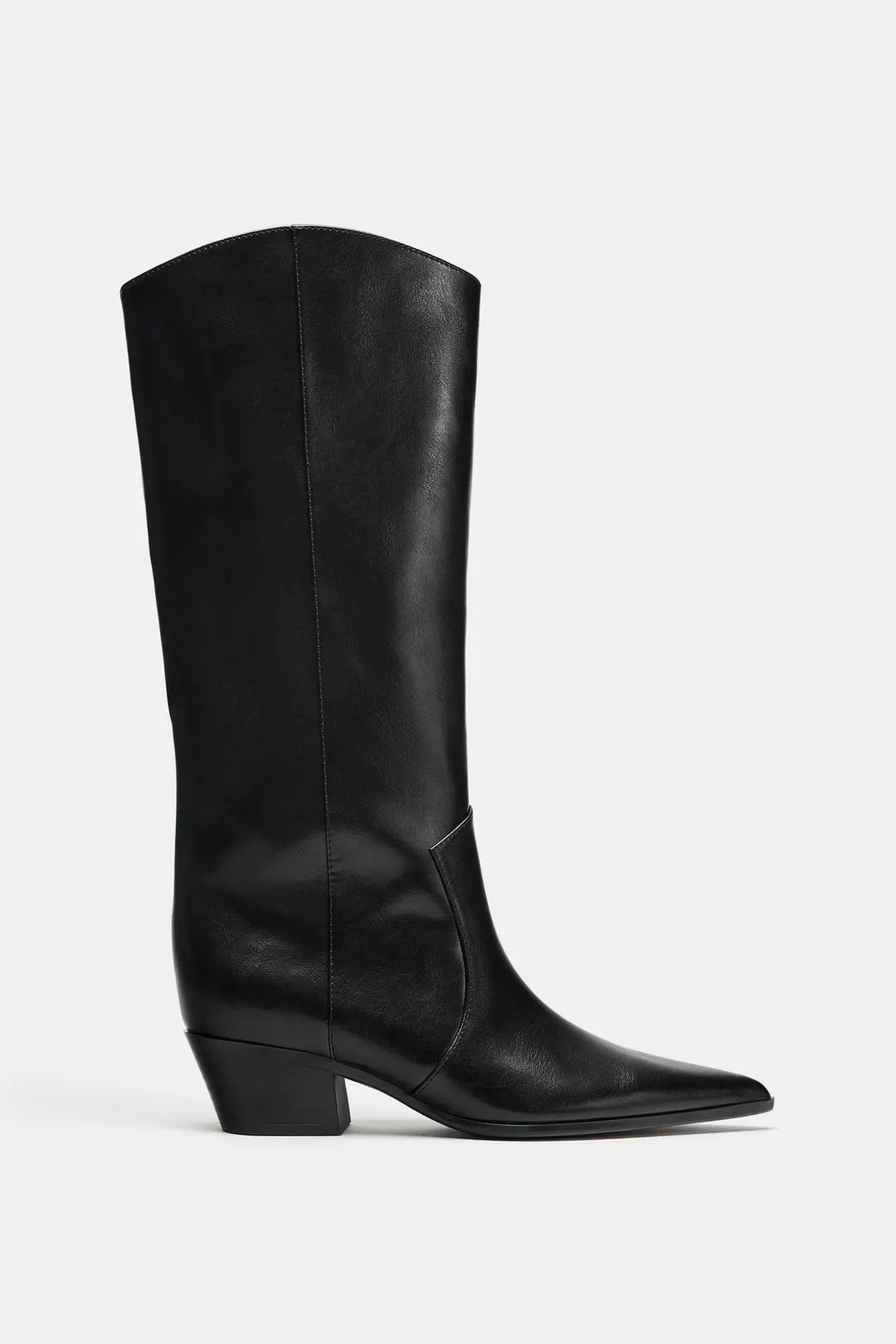 Сапоги на ковбойском каблуке, Zara