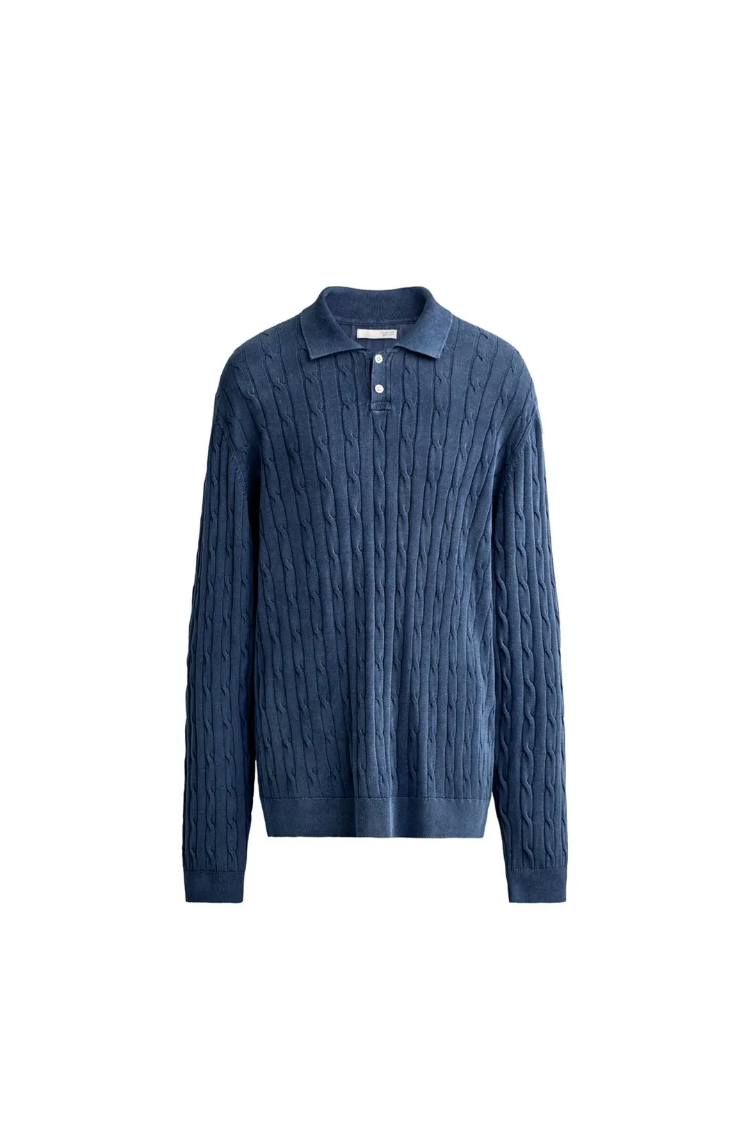 Поло фактурной вязки с эффектом потертости, Zara
