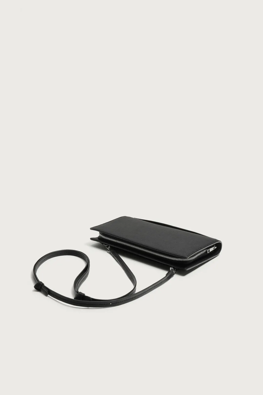 Фактурный кошелек XL через плечо, Zara