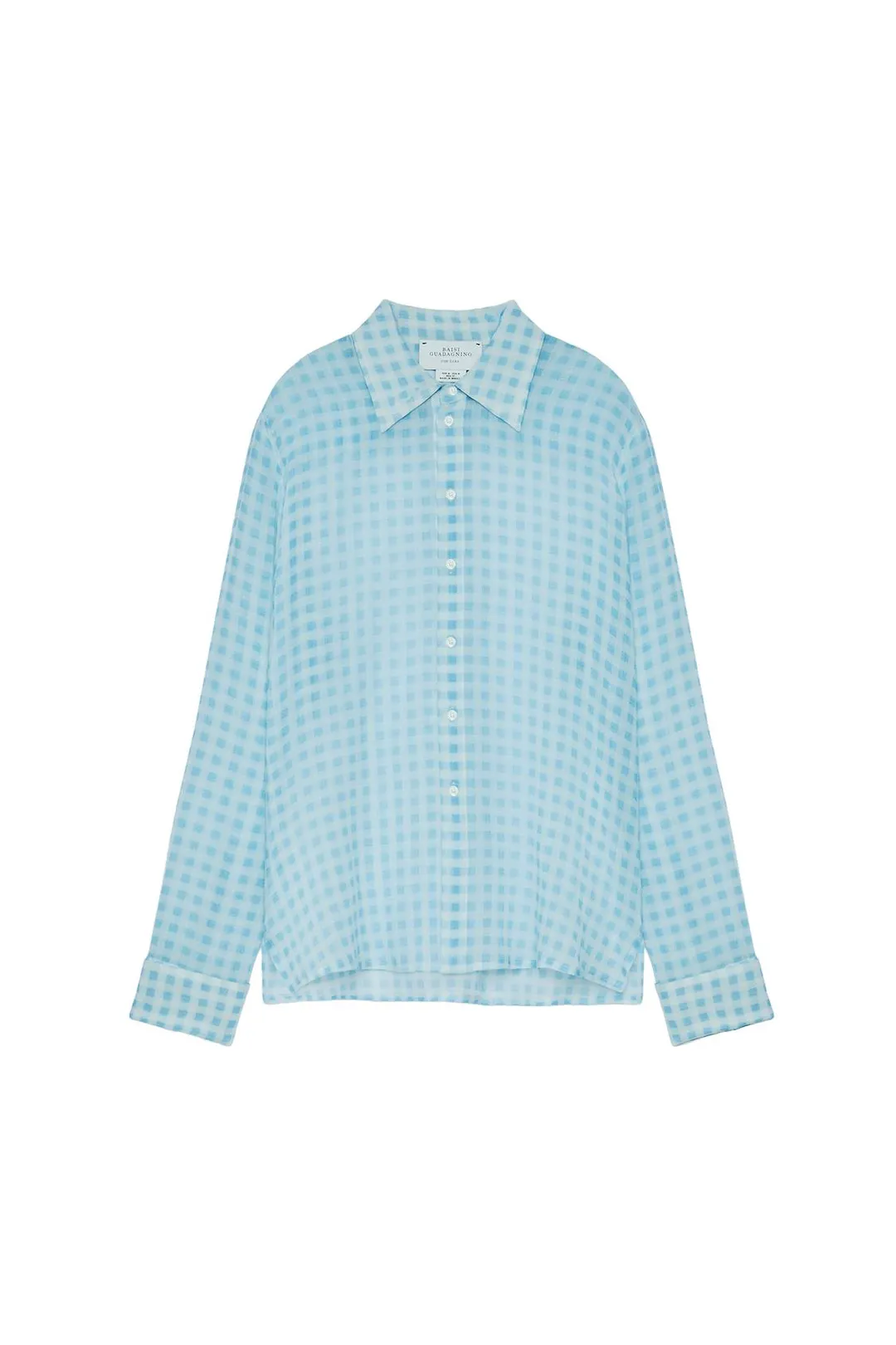 Легкая рубашка в клетку из 100% шерсти, Zara