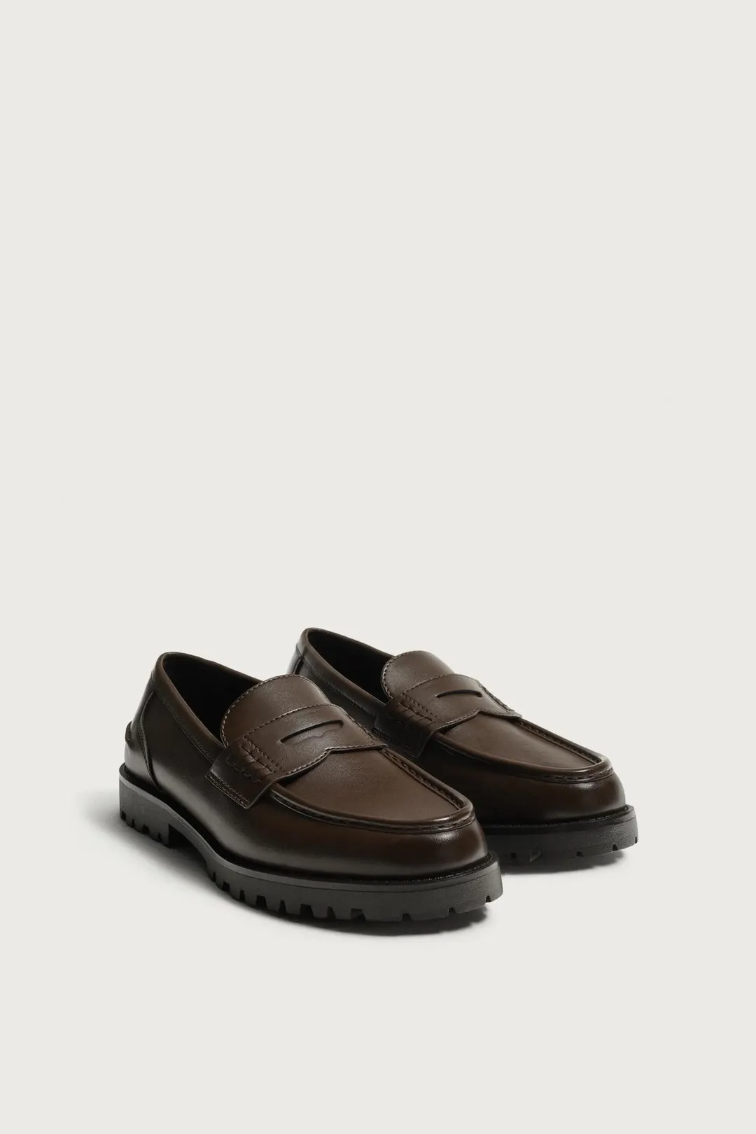 Пенни-лоферы на тракторной подошве, Zara
