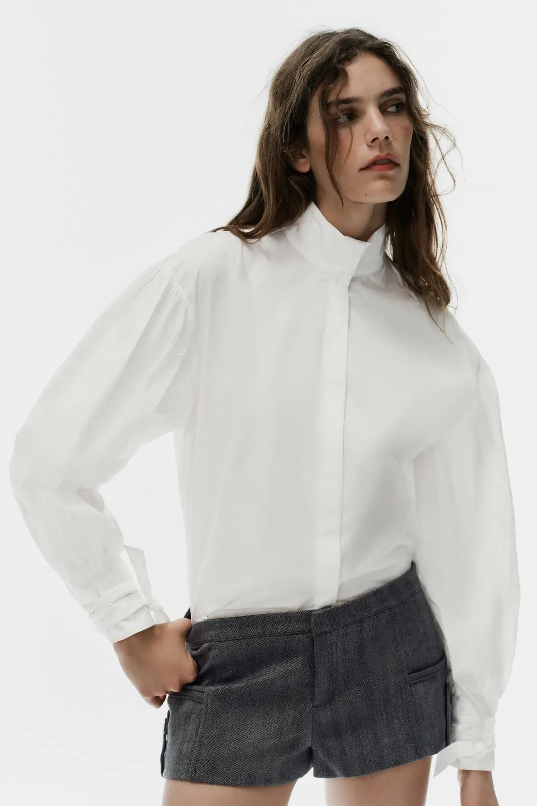 Шорты мини с карманами, Zara