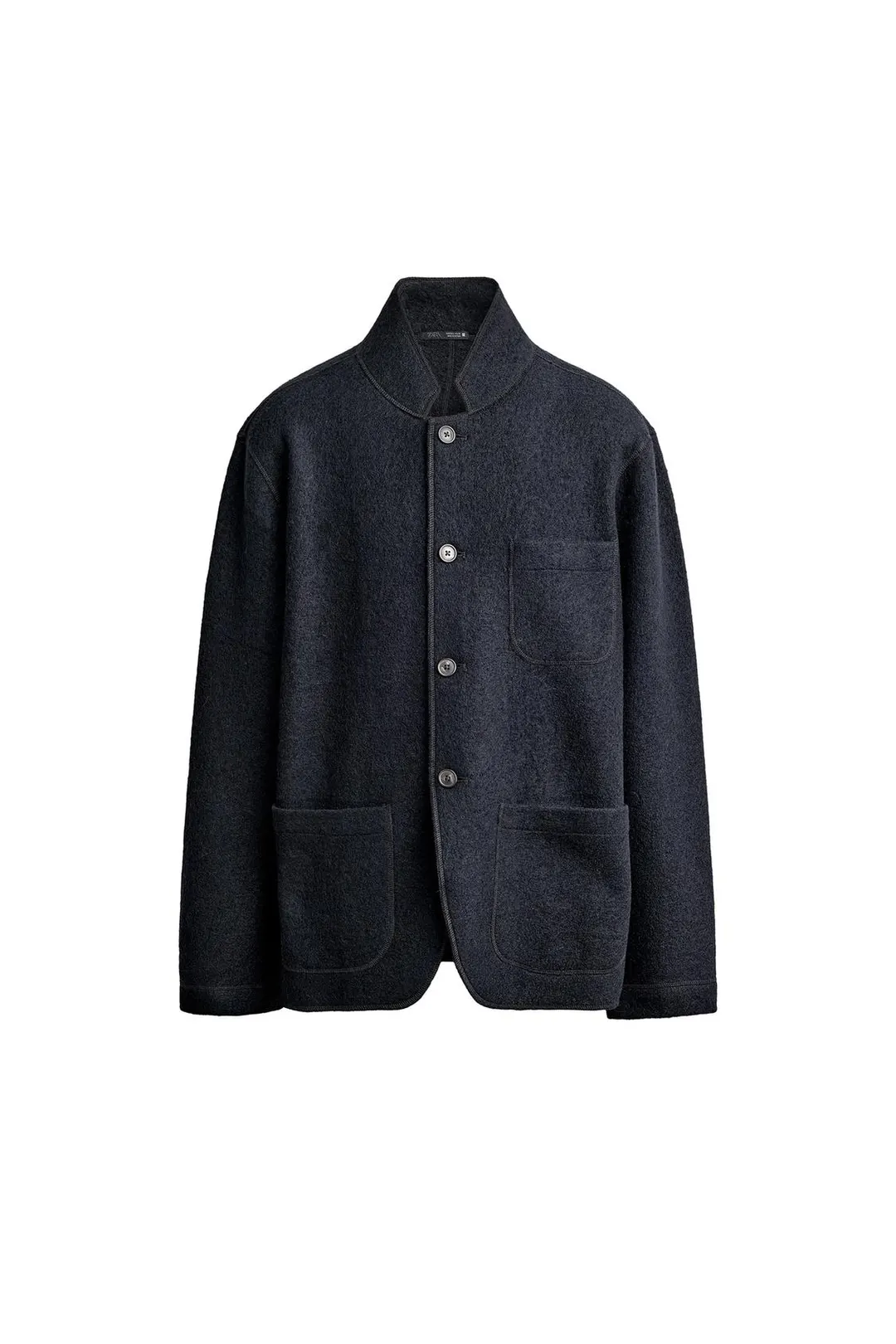 Блейзер свободного кроя из смесовой шерсти, Zara
