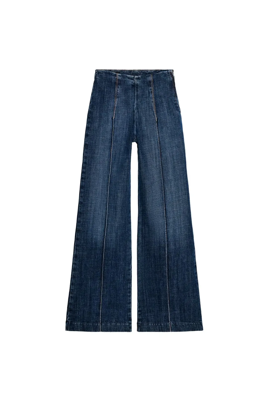 Джинсы Z1975 широкие с высокой посадкой без пояса, Zara