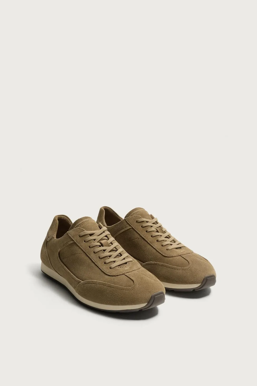 Повседневные кожаные кеды, Zara