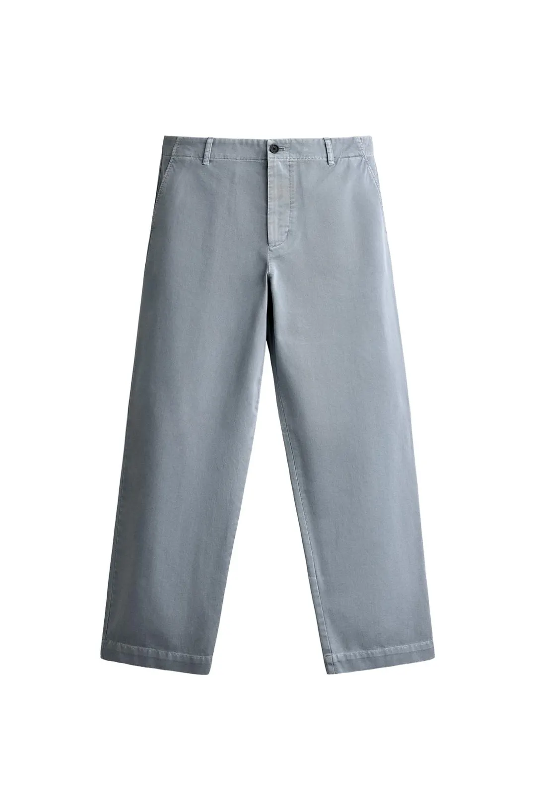 Брюки чинос свободного кроя с эффектом стирки, Zara
