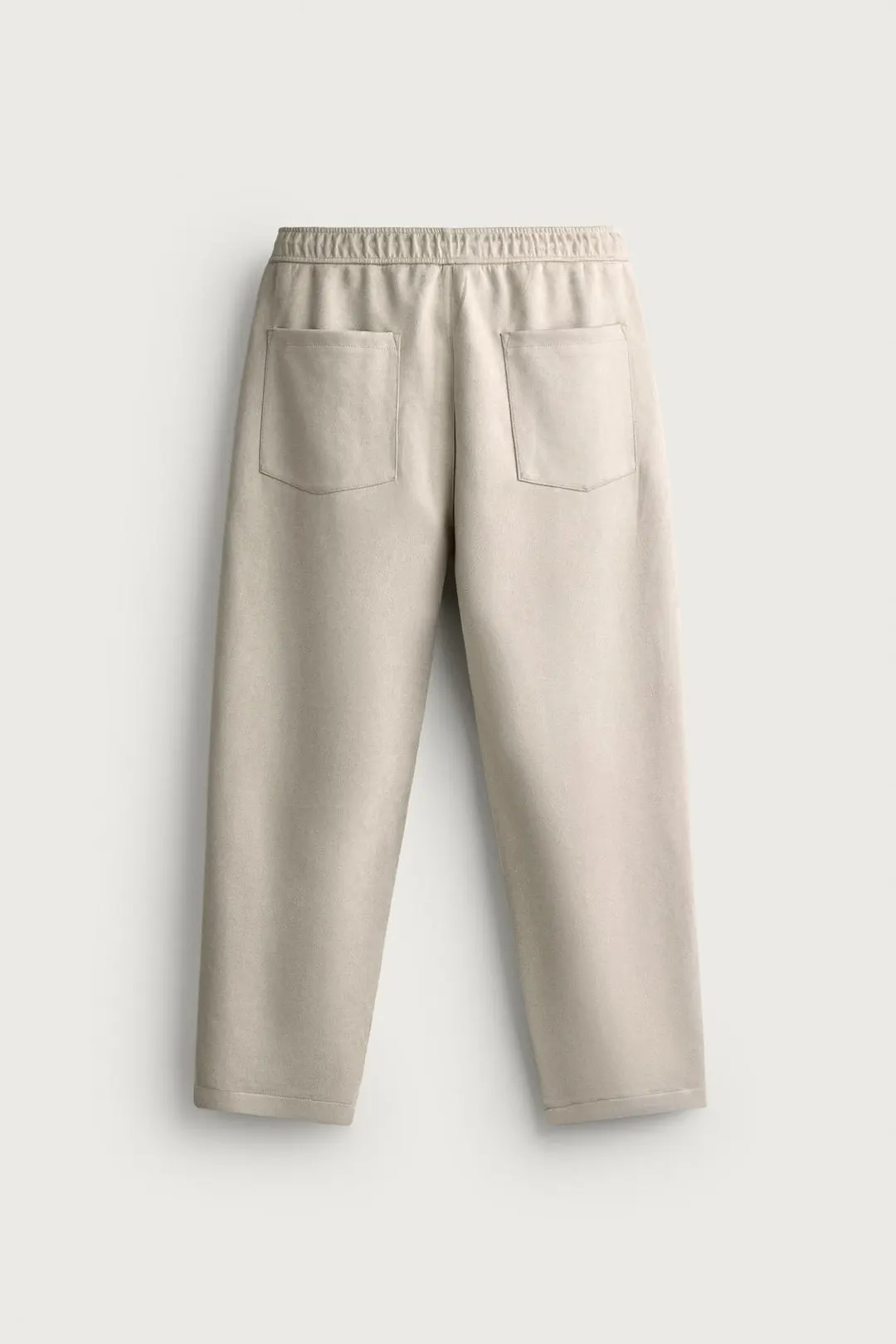Брюки широкого кроя из искусственной замши, Zara