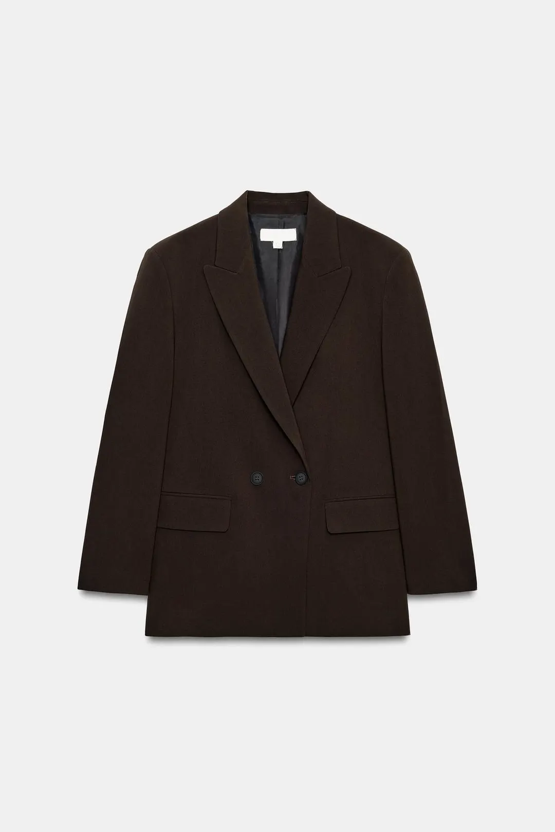 Двубортный блейзер оверсайз, Zara