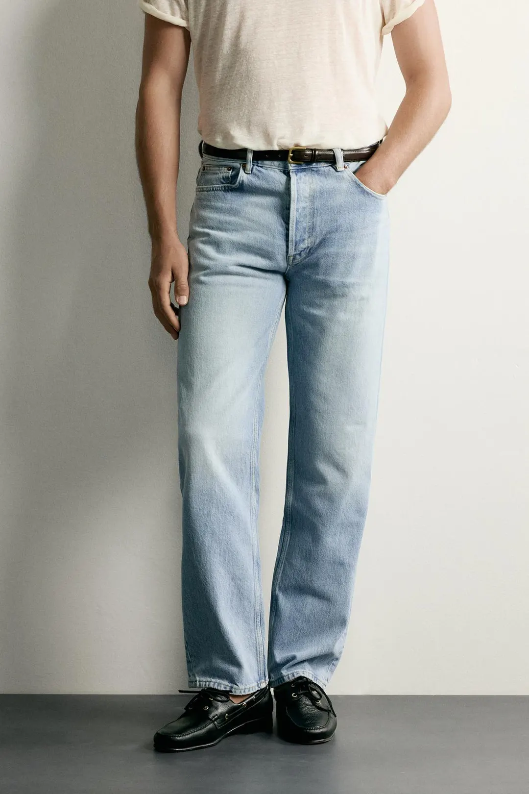 Джинсы прямого кроя, Zara