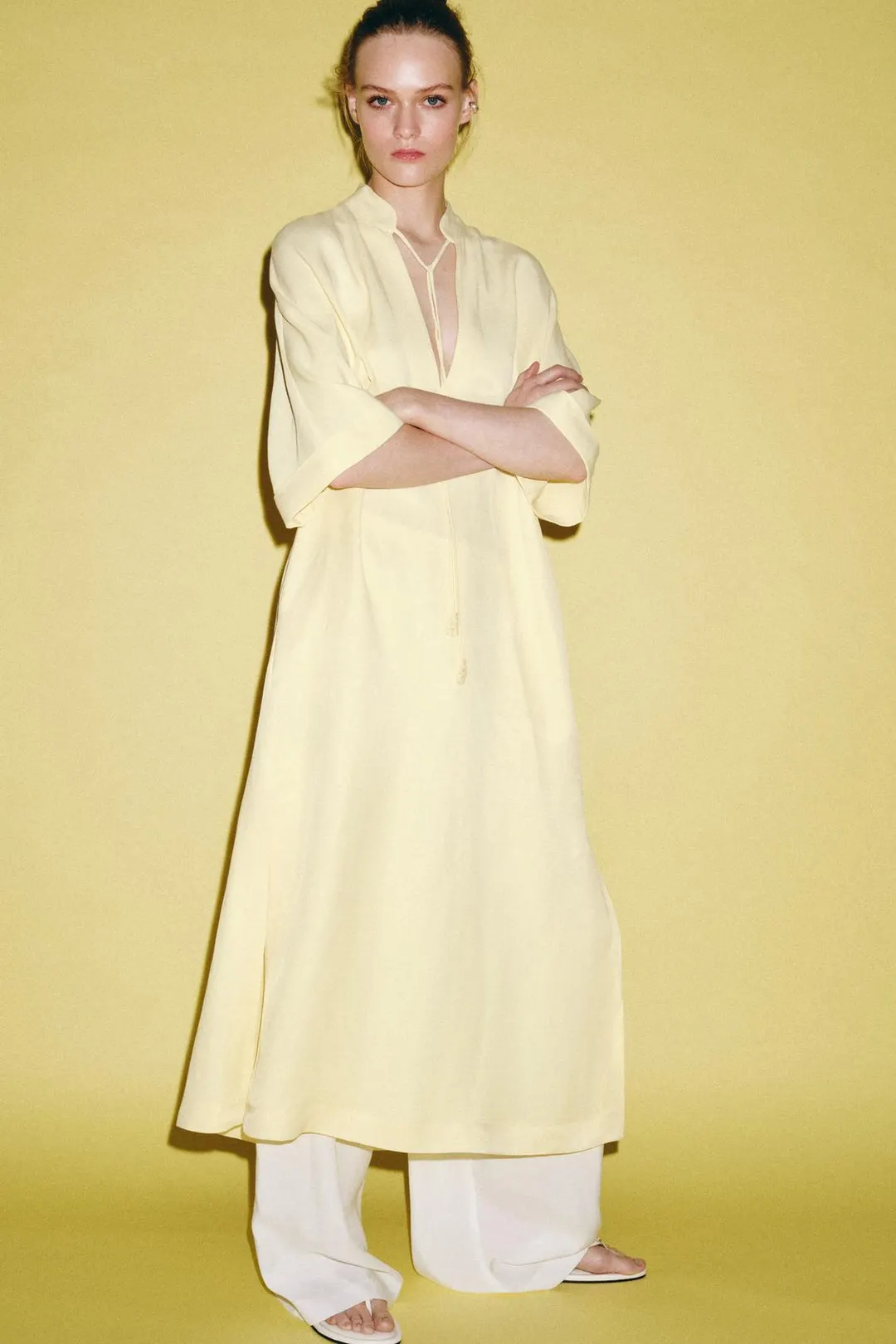 Платье миди ZW Collection, Zara