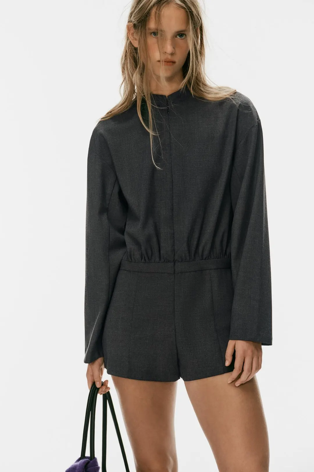 Комбинезон-шорты на молнии, Zara