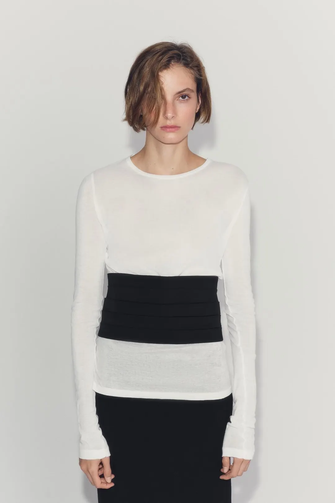 Футболка SUPIMA® с длинными рукавами, Zara
