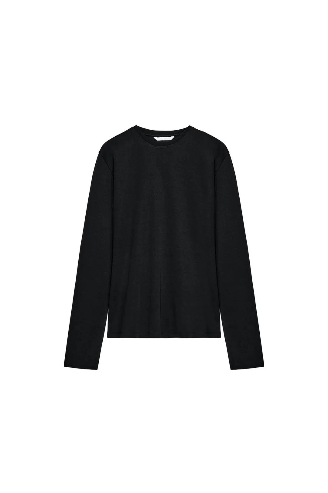 Футболка из интерлока с длинными рукавами, Zara