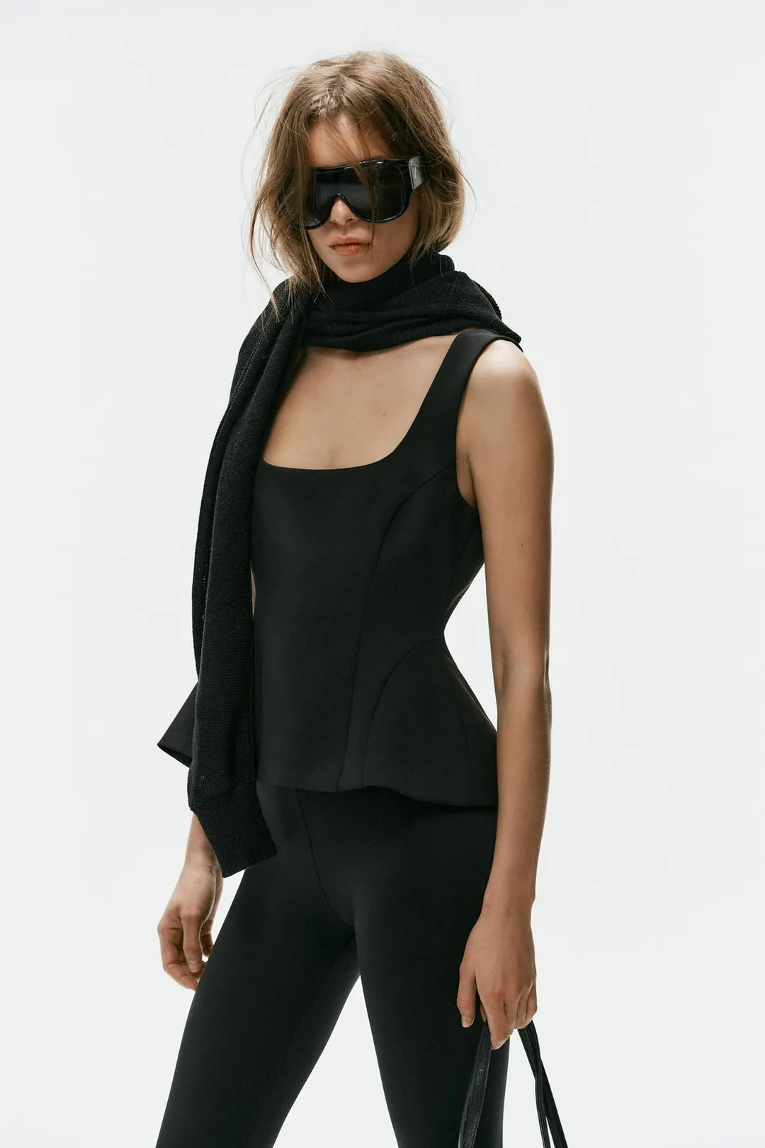 Топ с баской, Zara
