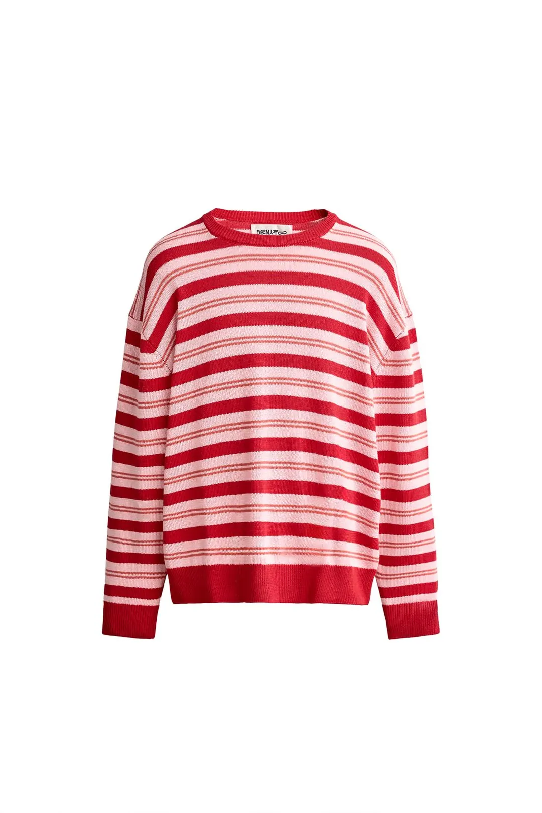 Джемпер из хлопка и льна в полоску, Zara
