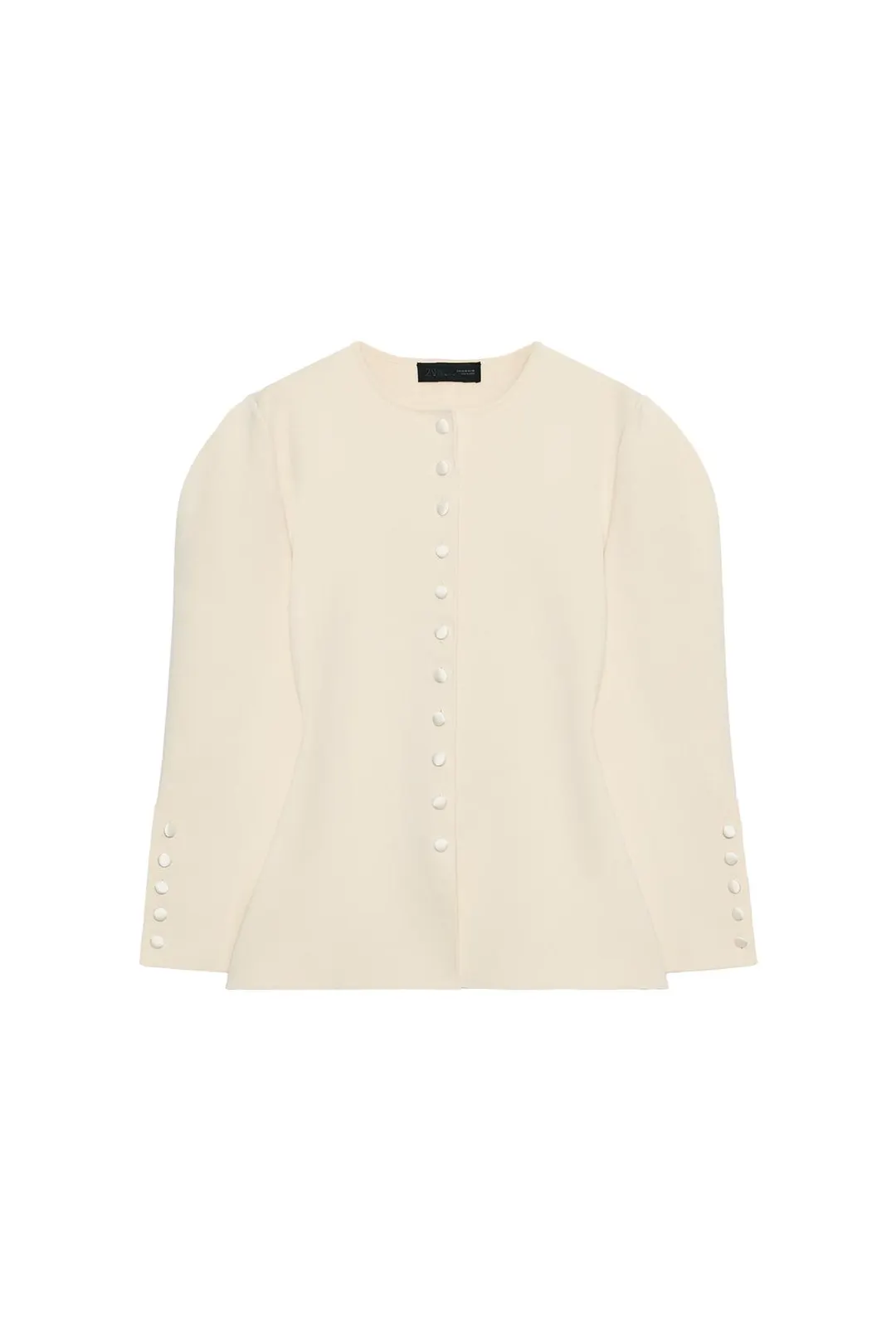 Приталенный вязаный жакет, Zara
