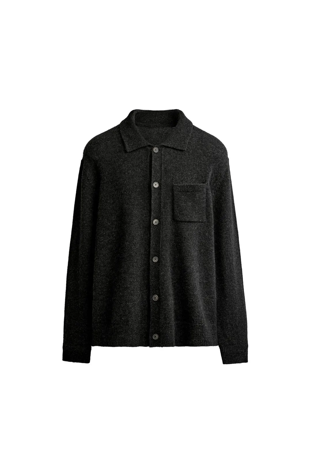 Вязаная рубашка из шерсти яка, Zara