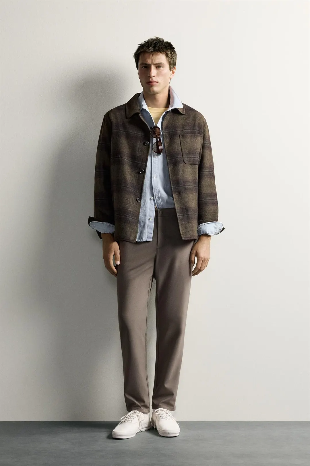 Брюки комфортного зауженного кроя, Zara