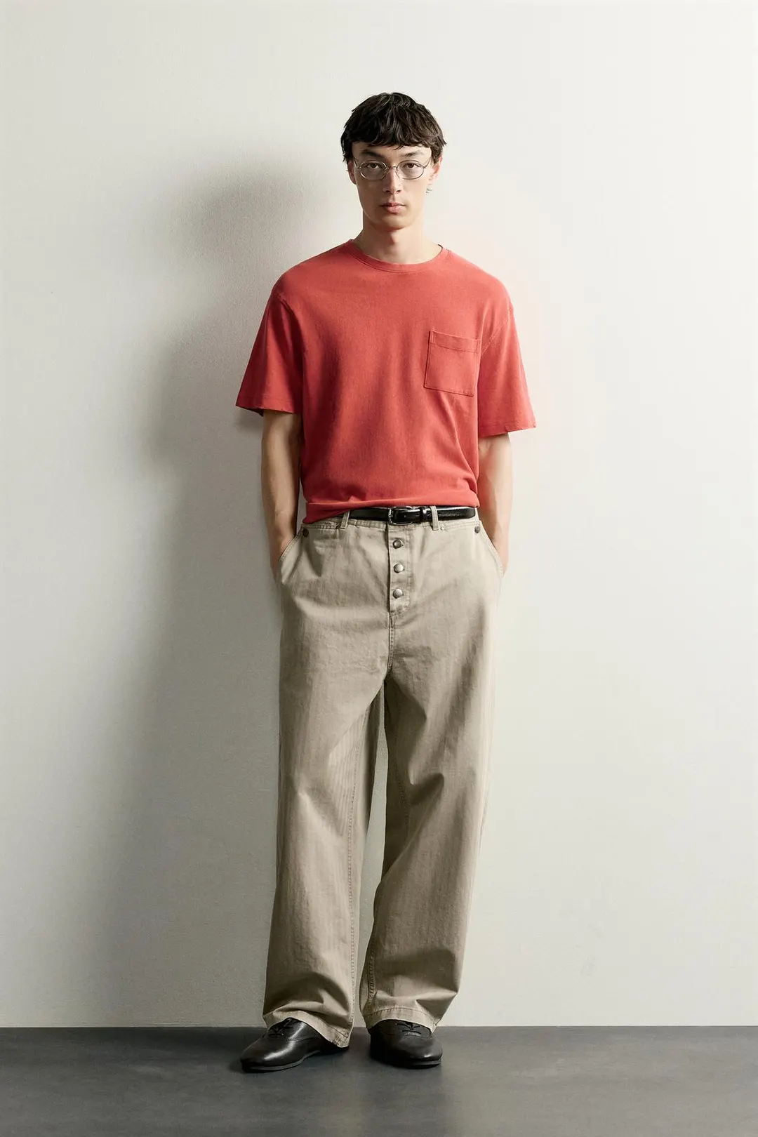 Брюки баллоны в елочку, Zara