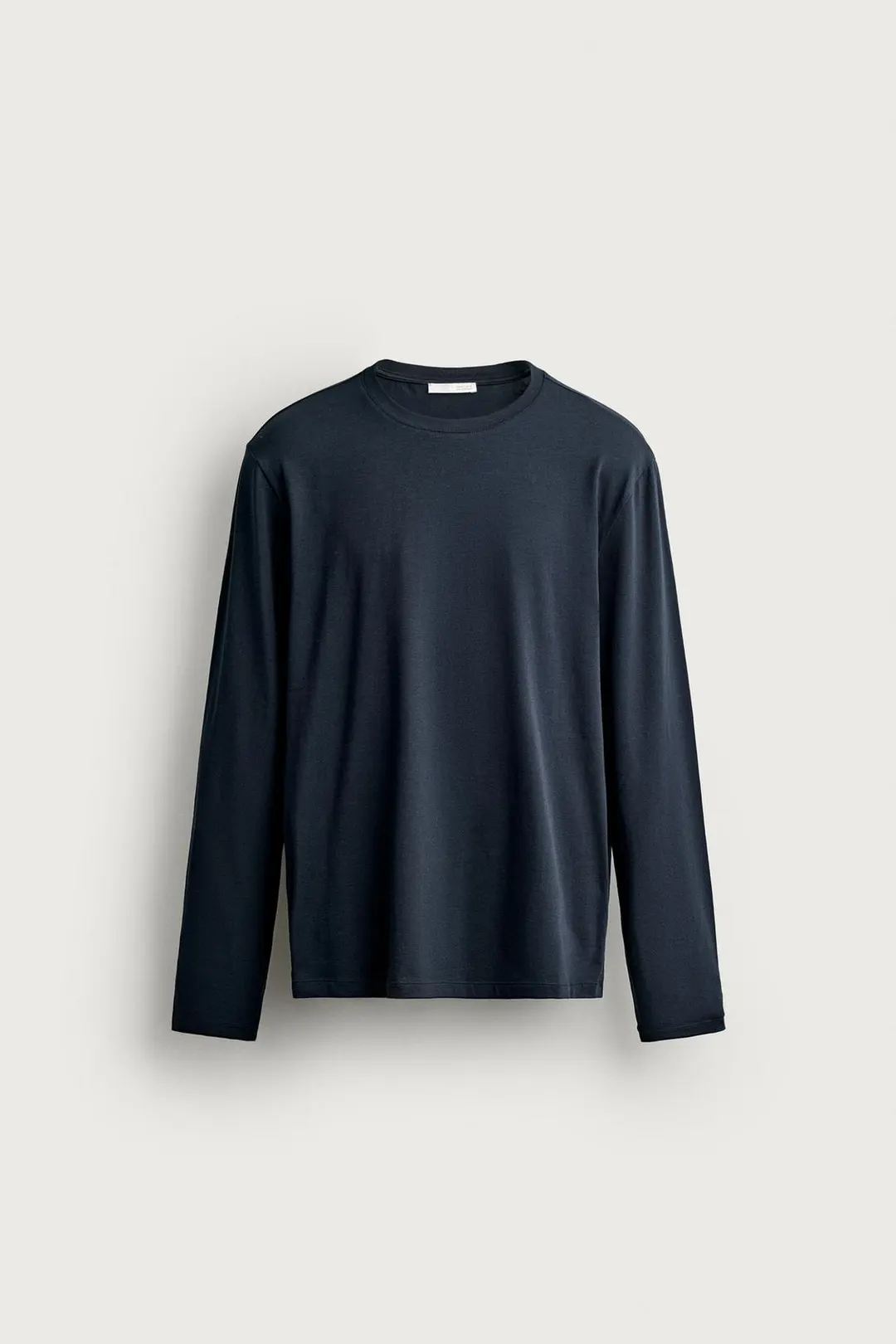 Базовая облегающая футболка с длинными рукавами, Zara