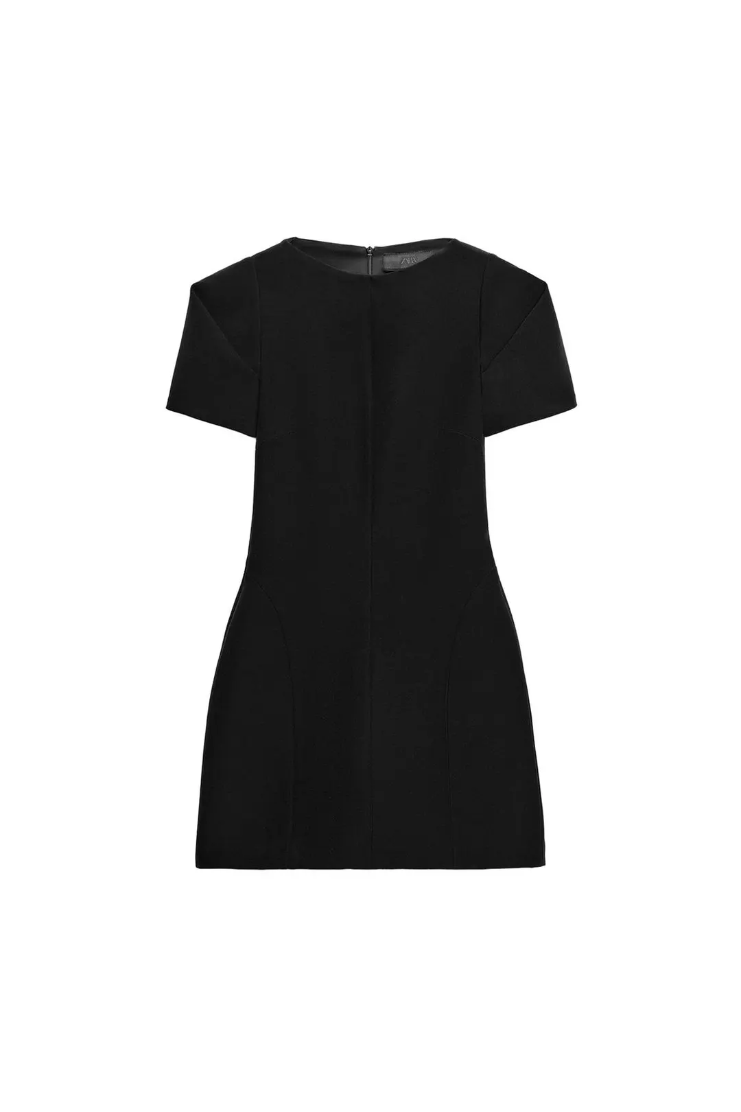 Платье мини с плиссированными рукавами, Zara