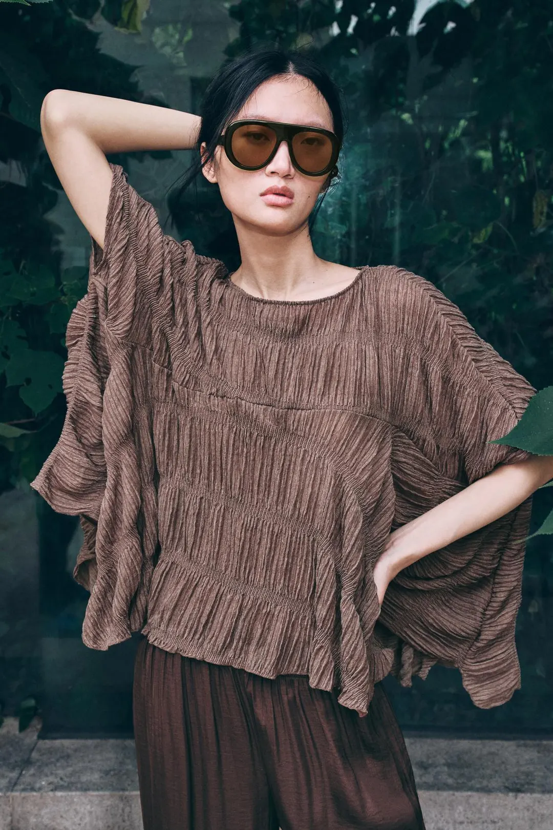 Топ-накидка фактурный, Zara