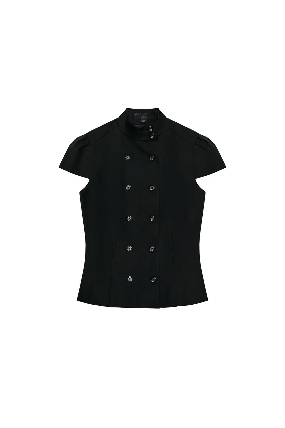 Топ с высоким воротником, Zara
