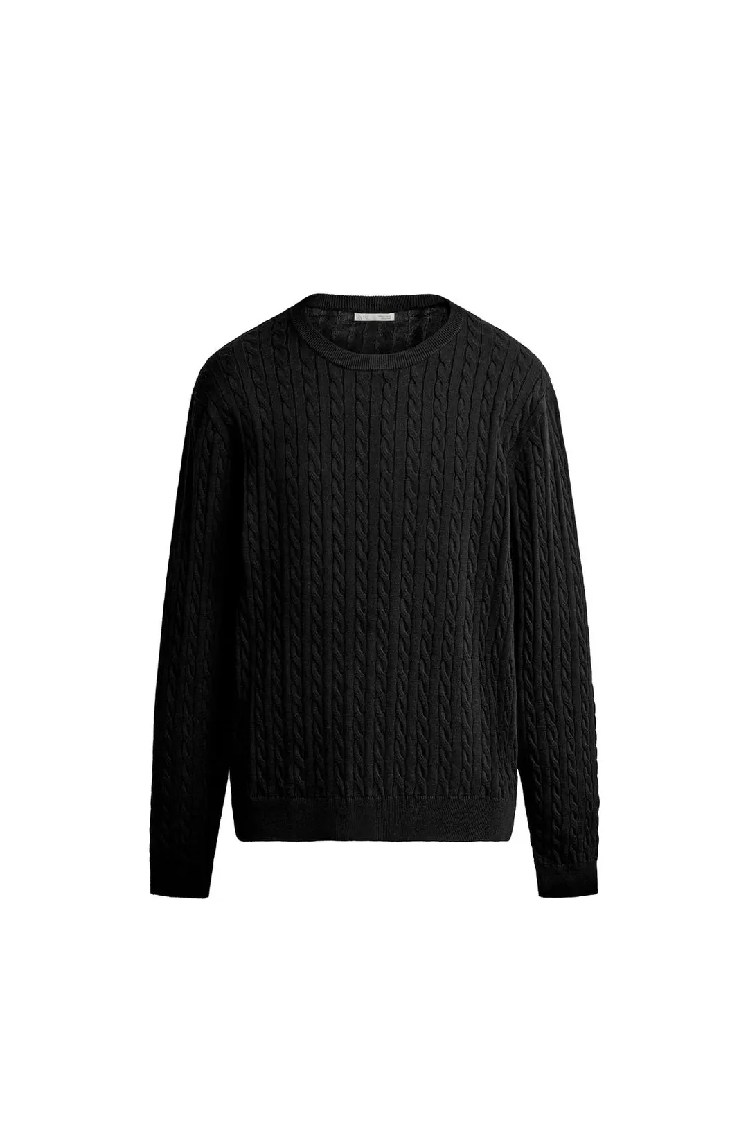Джемпер из 100% хлопка с узором косы, Zara