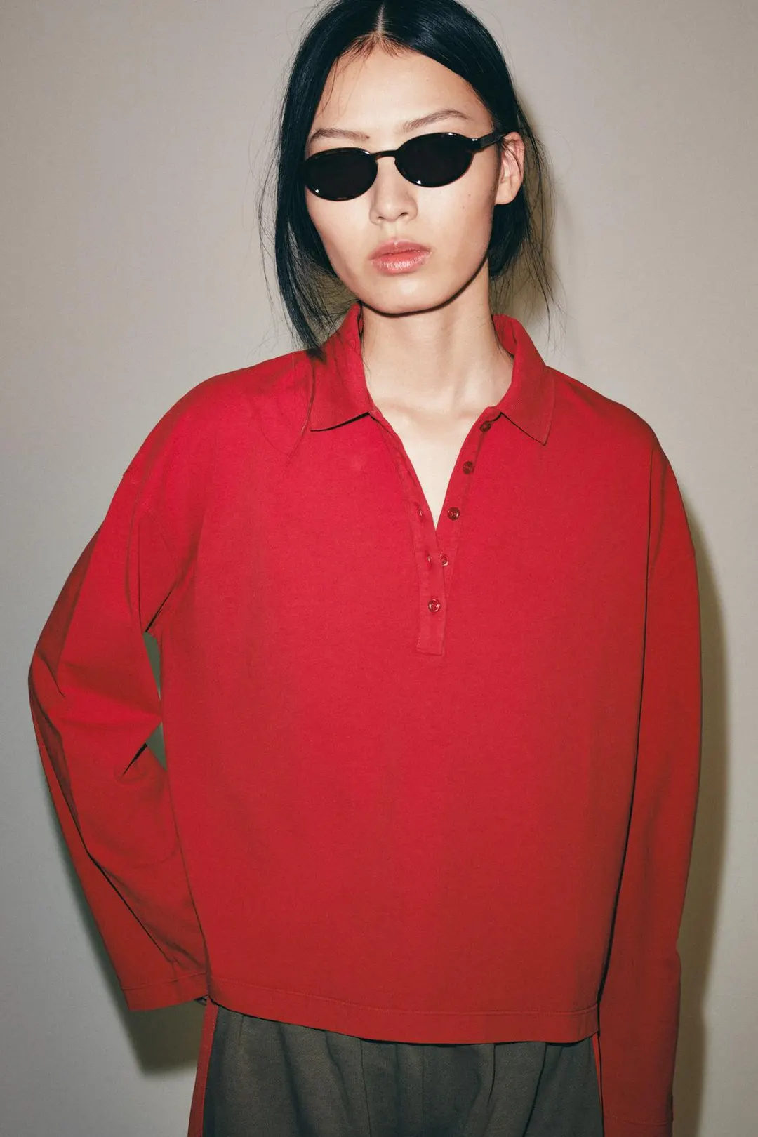 Поло с длинными рукавами, Zara