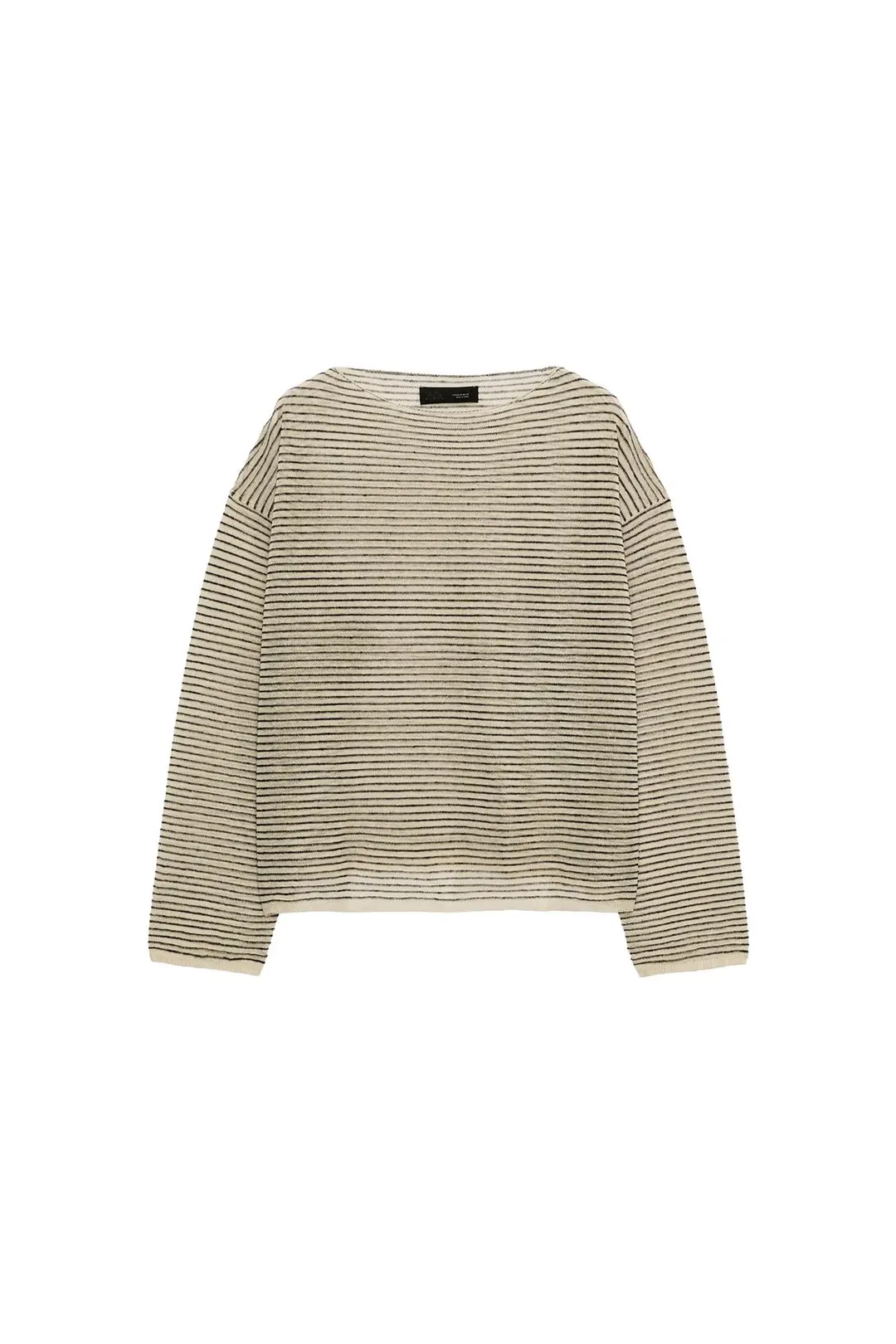 Джемпер тонкой вязки в полоску, Zara