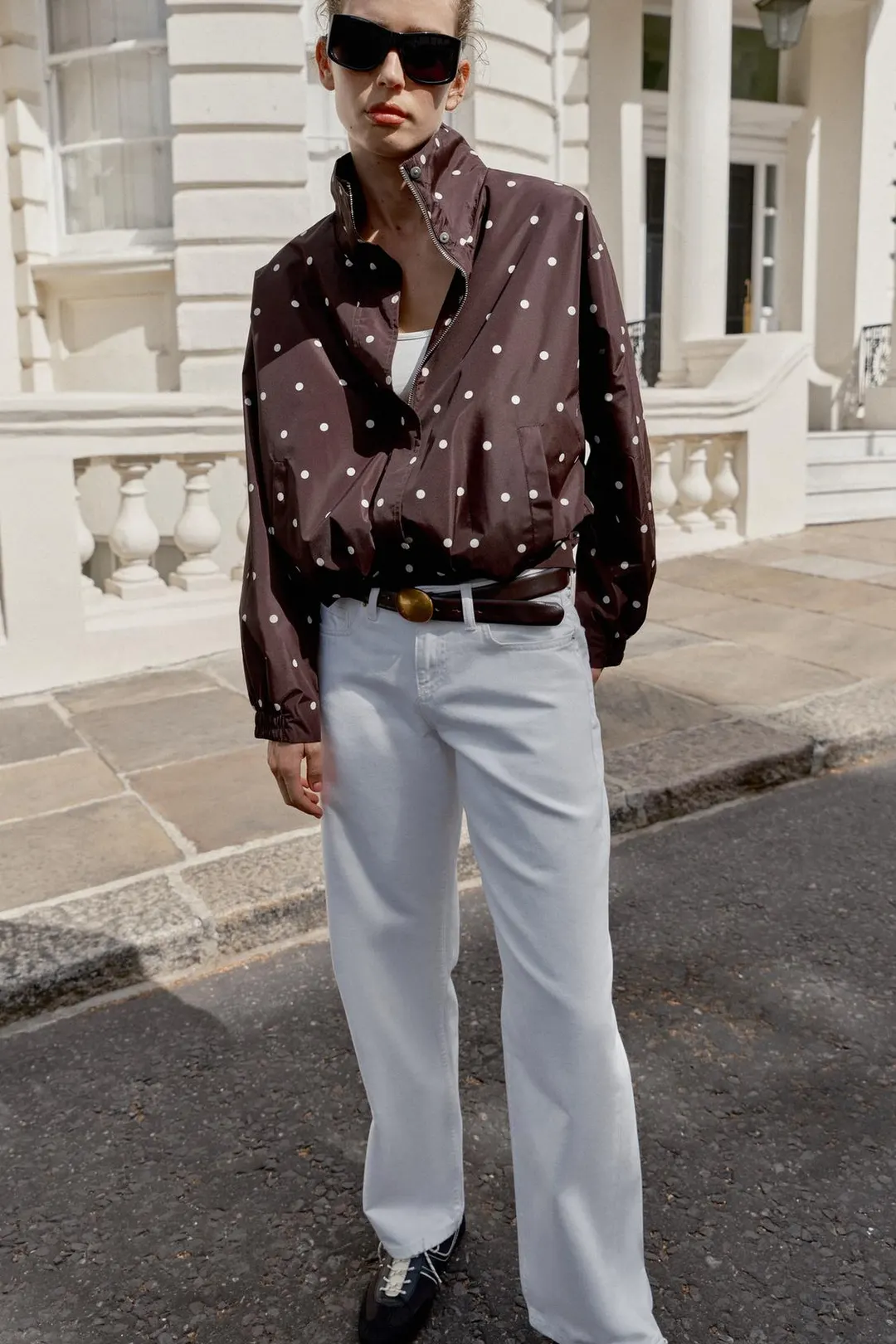 Куртка-бомбер в горошек, Zara