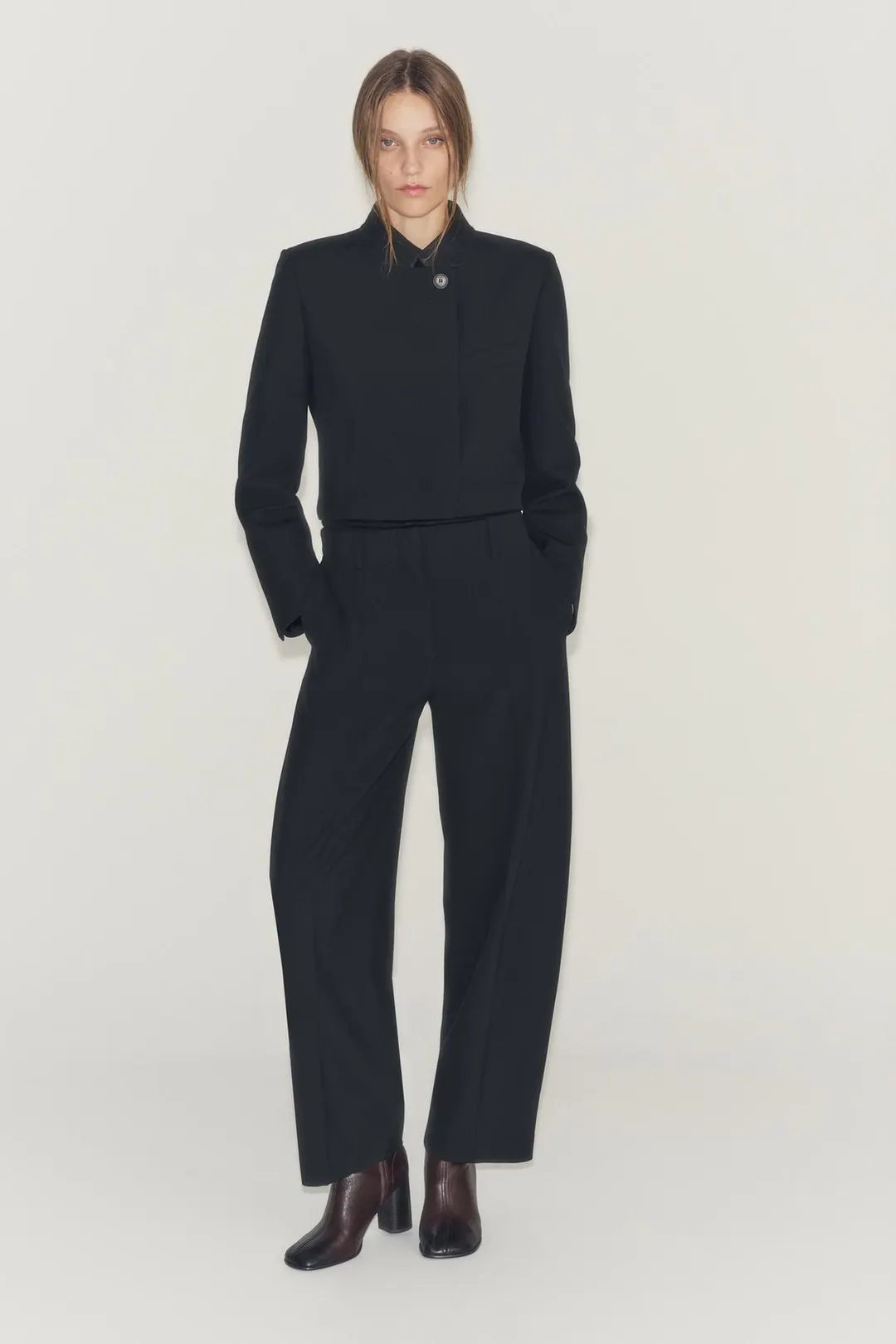 Укороченный блейзер ZW Collection, Zara