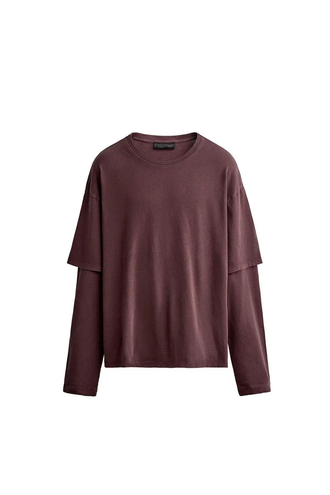 Футболка с эффектом многослойности, Zara