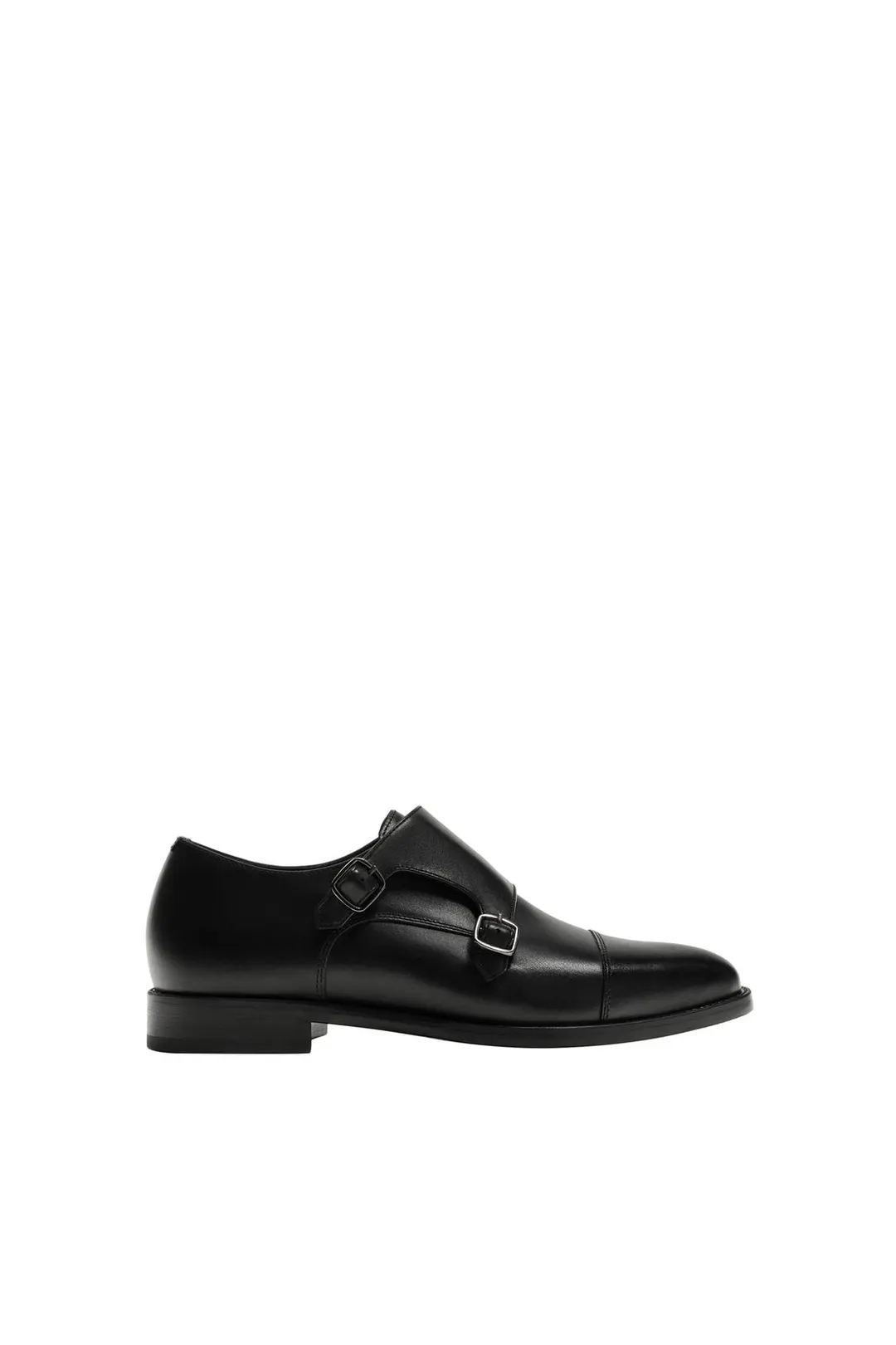 Кожаные туфли с двойными ремешками монки, Zara