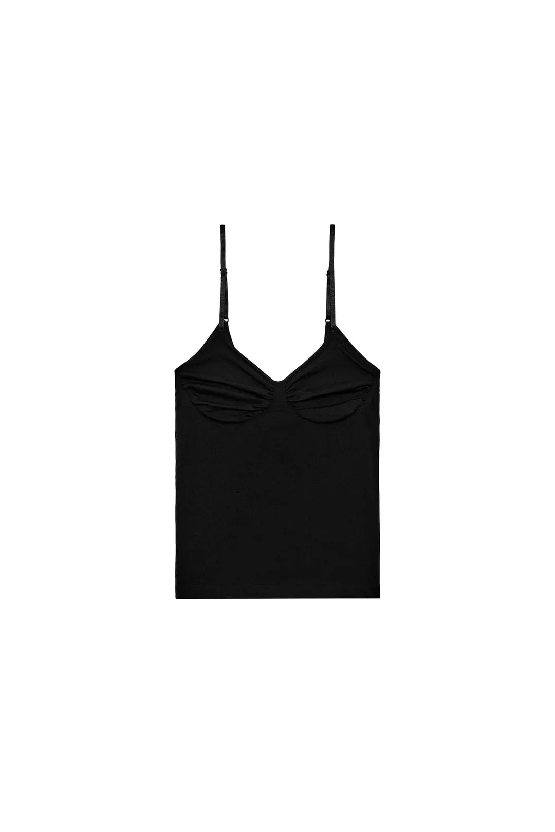 Бесшовный топ на бретелях, Zara
