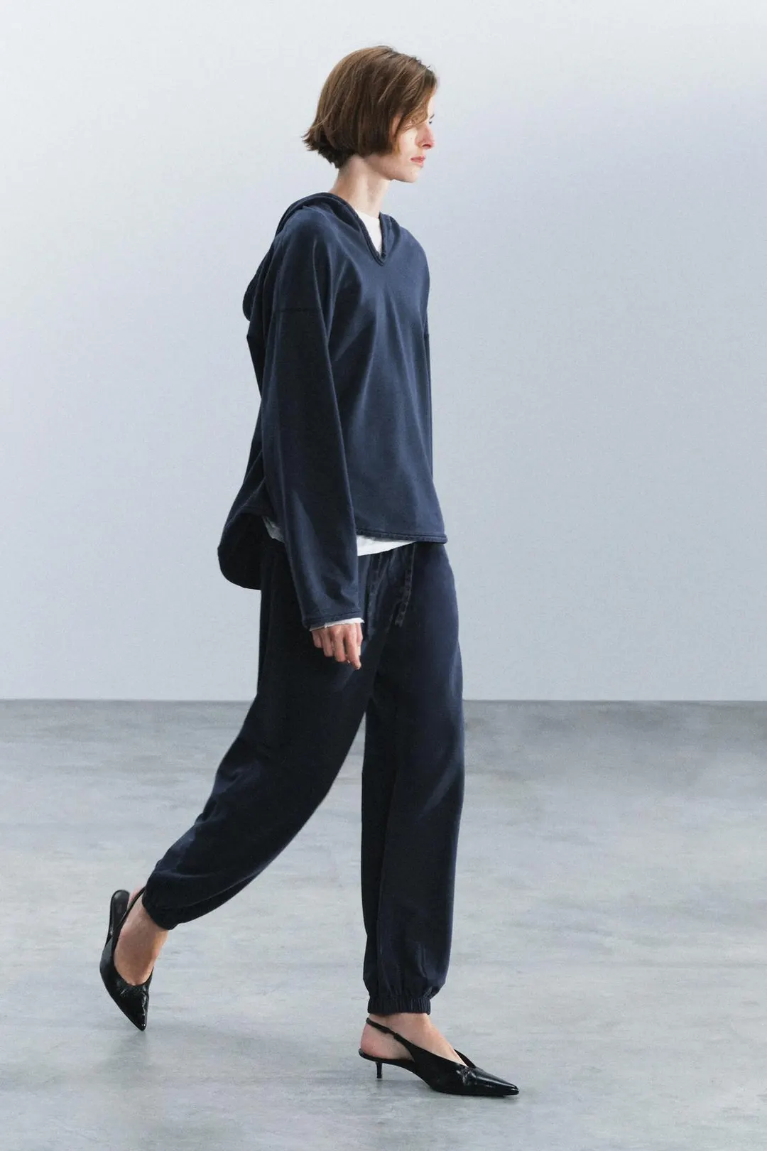 Худи с эффектом выцветания, Zara