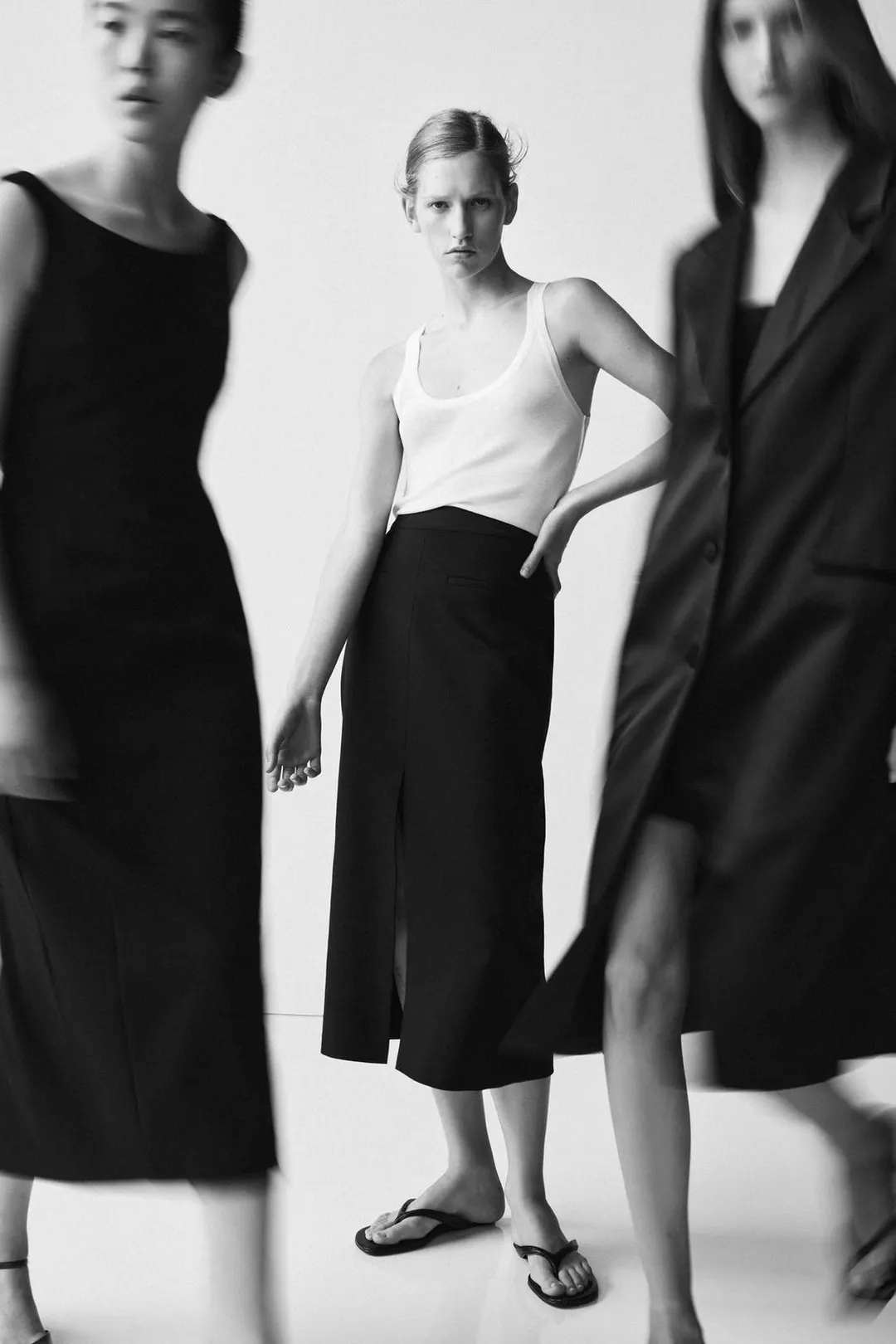 Платье миди с вырезом лодочкой, Zara