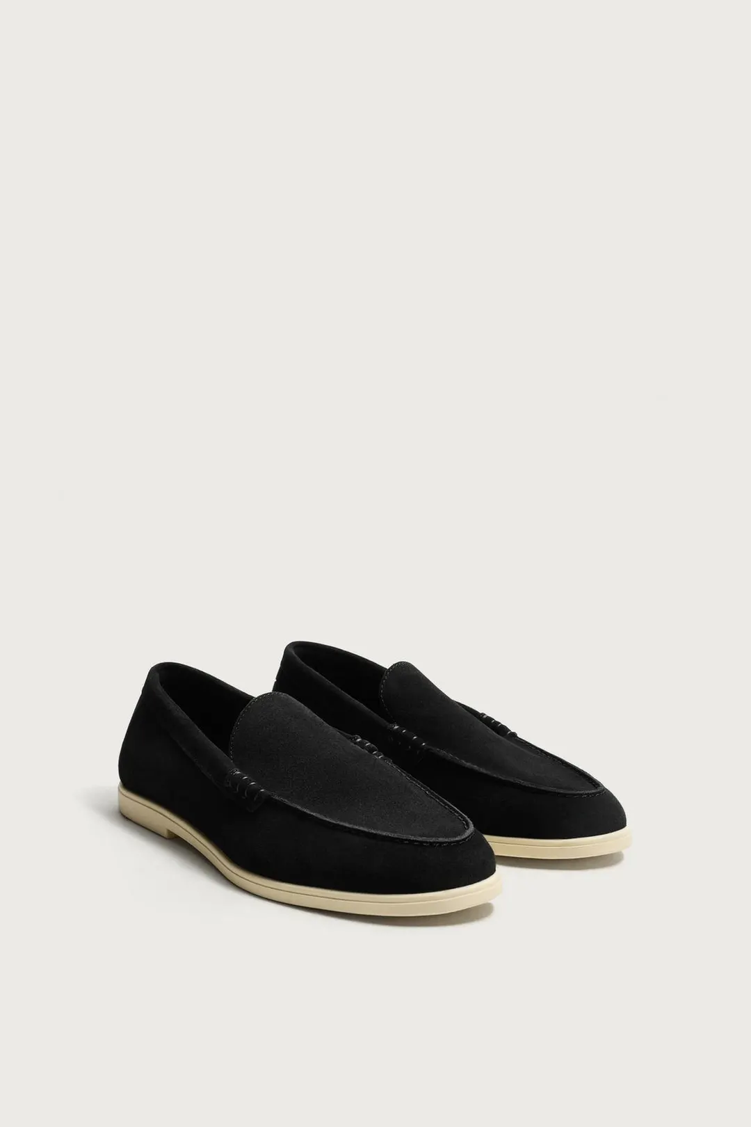 Повседневные кожаные лоферы, Zara