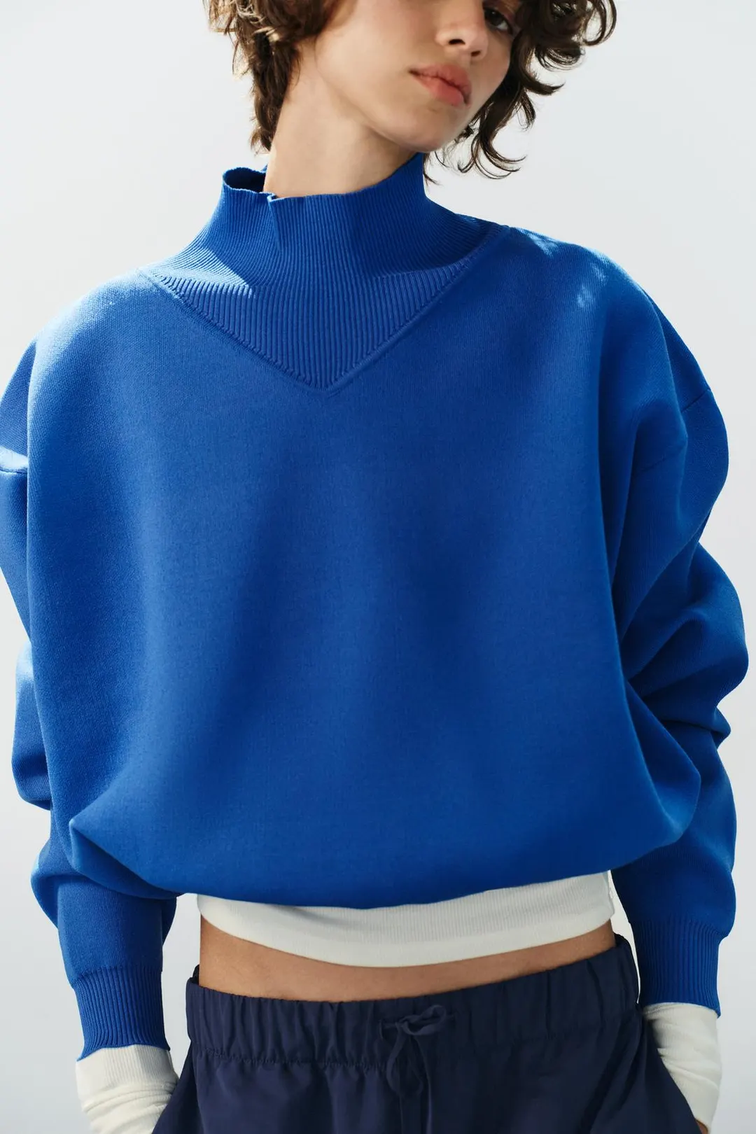 Джемпер объемной вязки, Zara