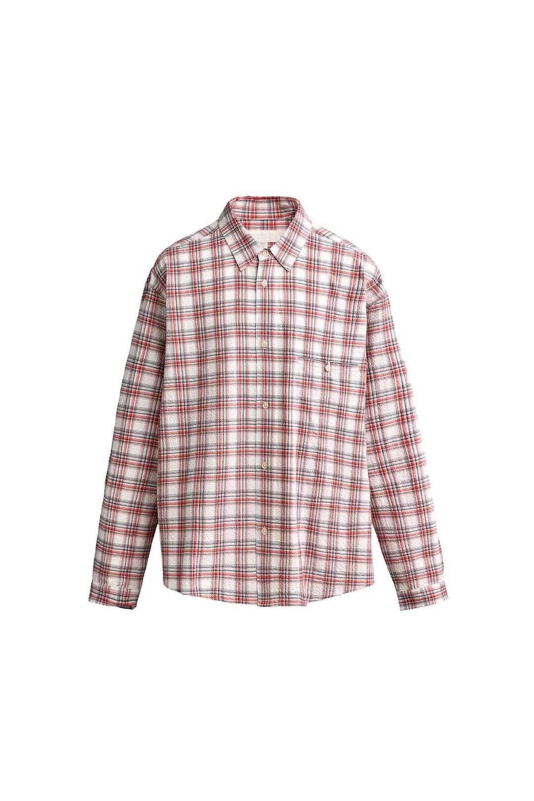Фактурная рубашка в клетку, Zara