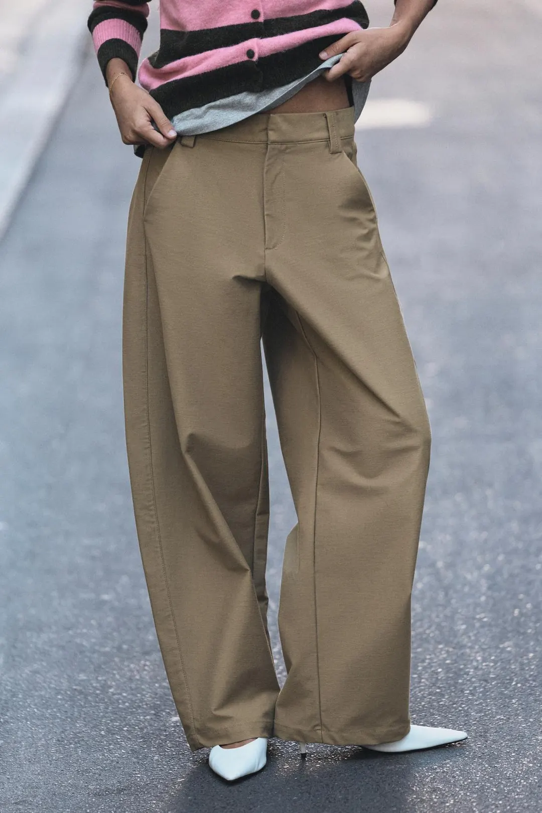 Брюки-баррел, Zara
